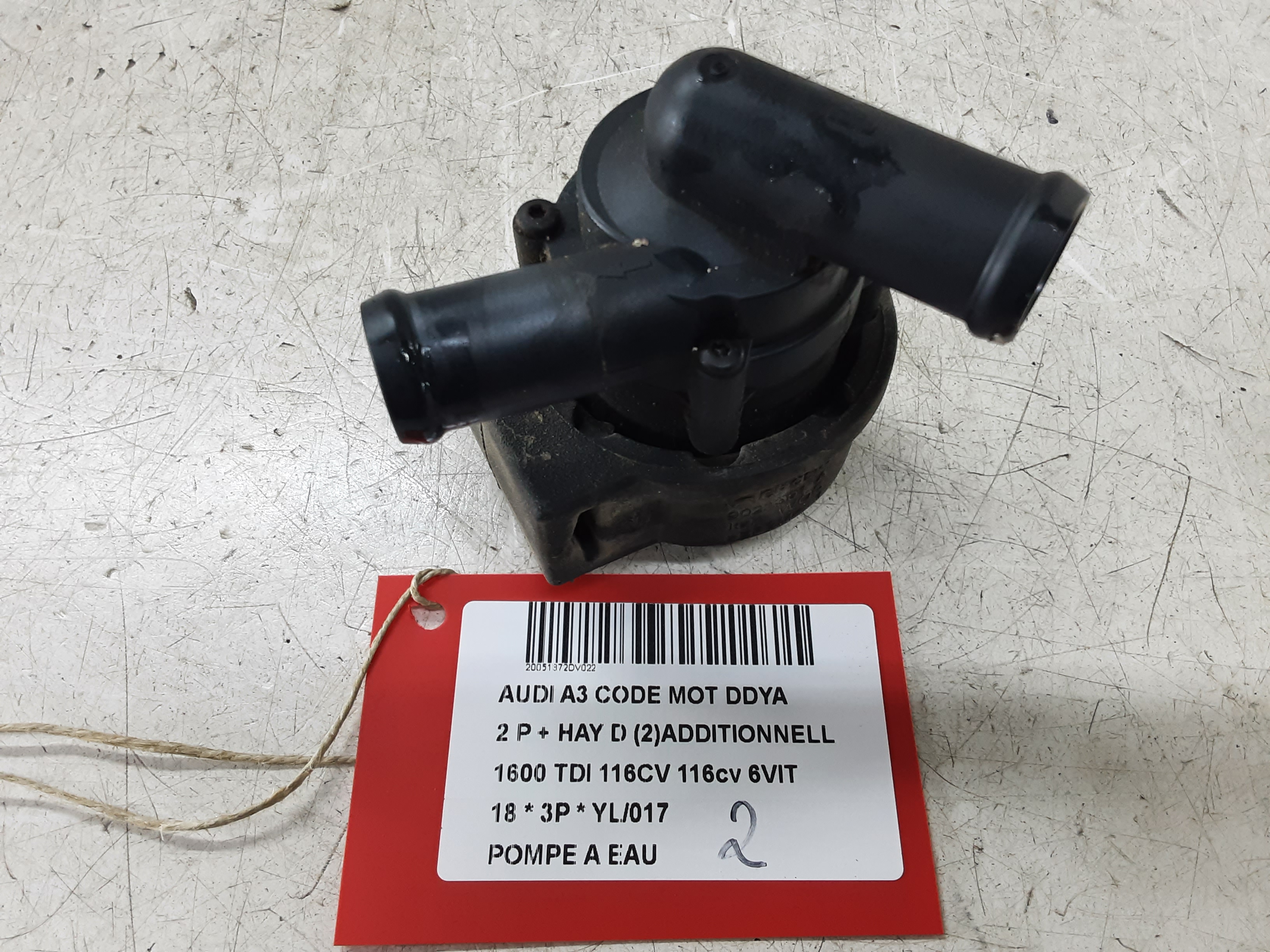 WATERPOMP Audi A3 3,5D 7/16 - 20