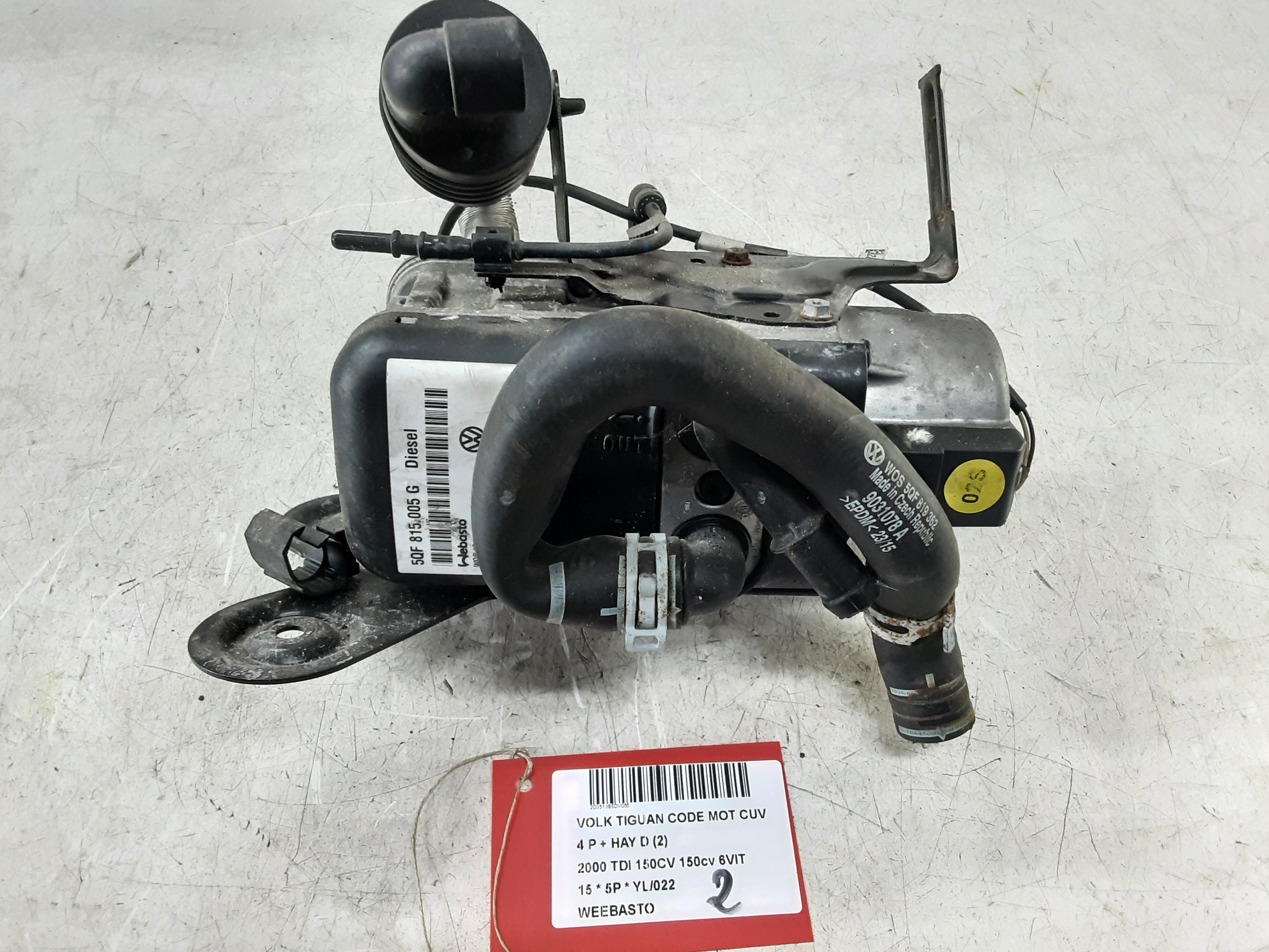 WEEBASTO Vw TIGUAN (2) 07/11 - 16