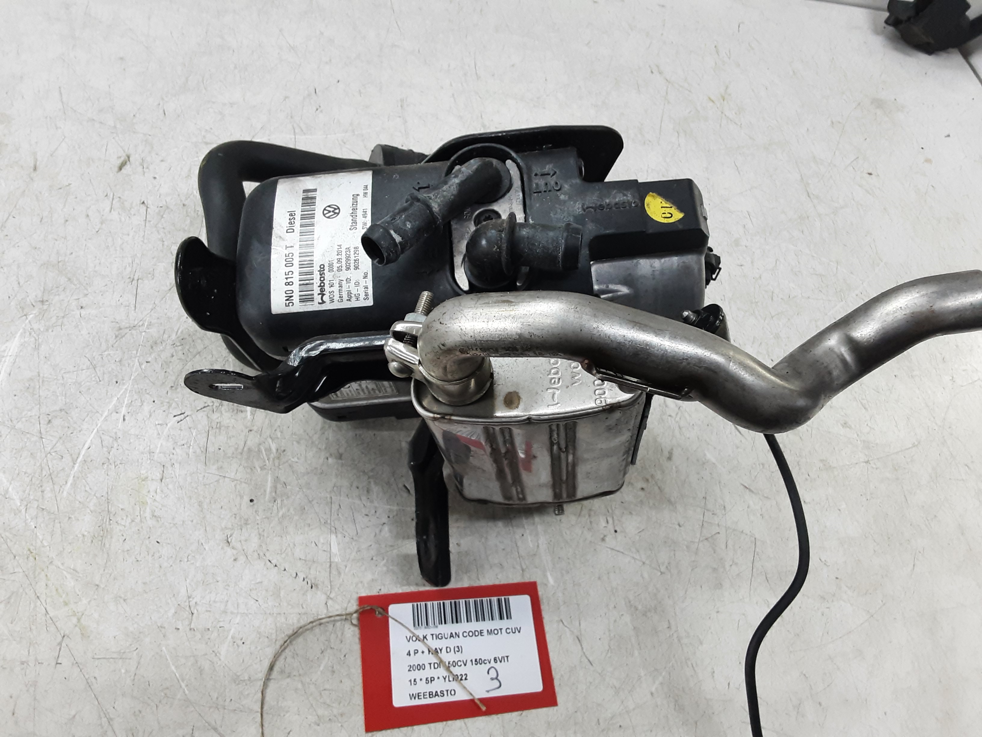 WEEBASTO Vw TIGUAN (2) 07/11 - 16