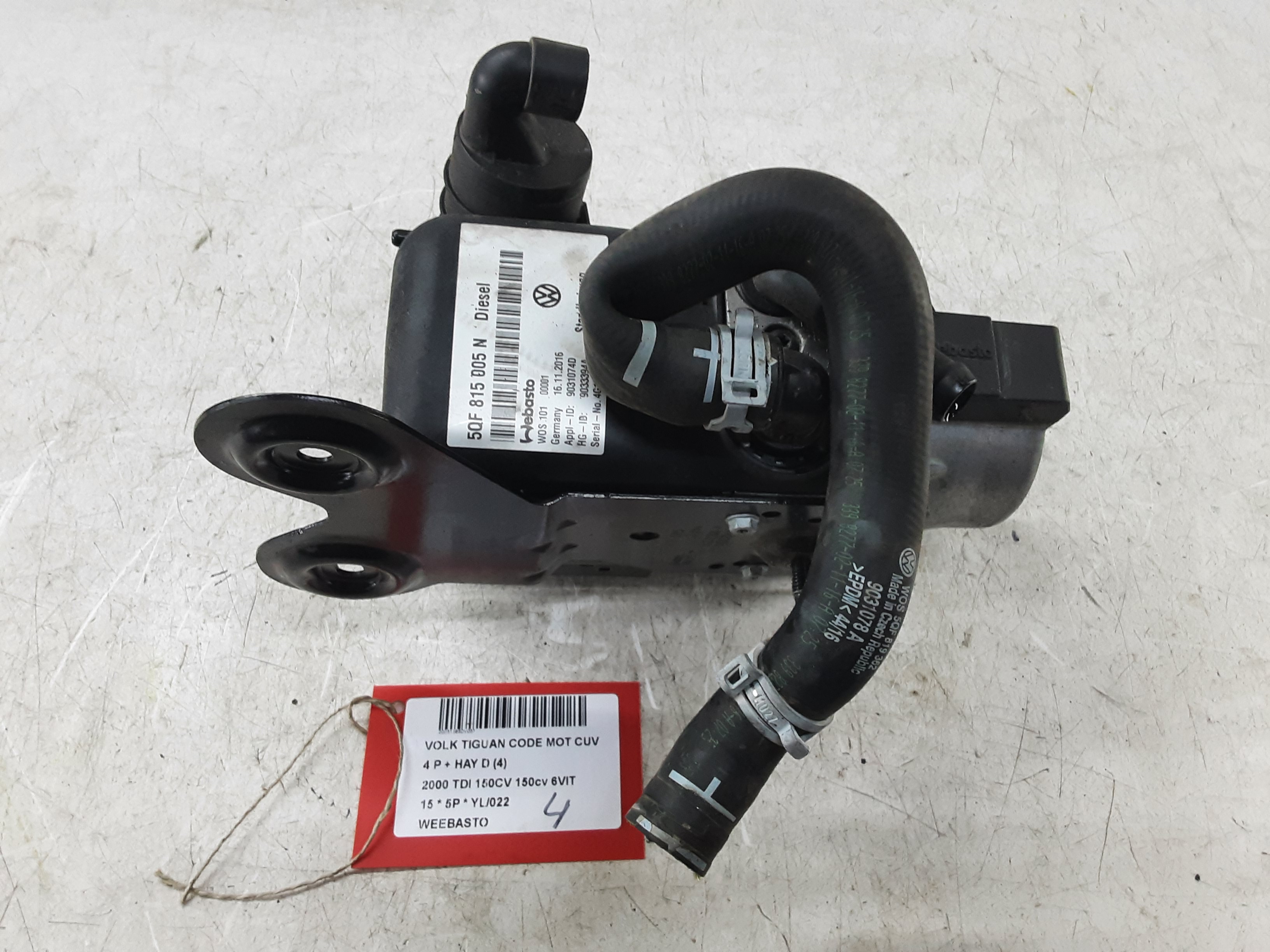 WEEBASTO Vw TIGUAN (2) 07/11 - 16