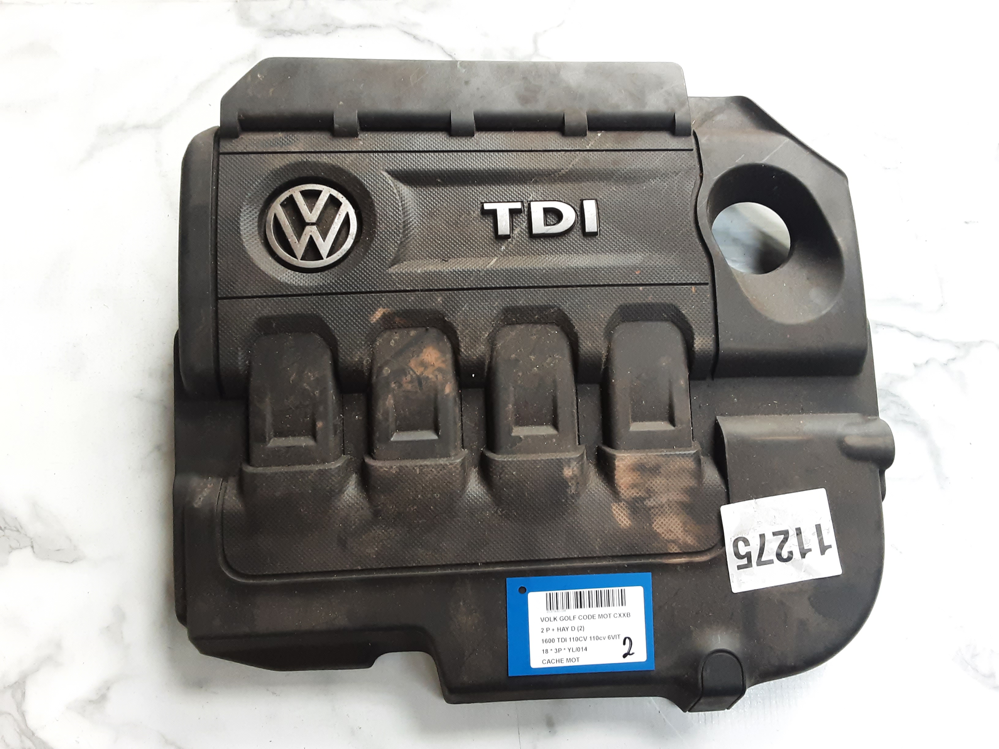 CACHE-MOTEUR Vw GOLF VII 1/17 - 2/20 FaceLift