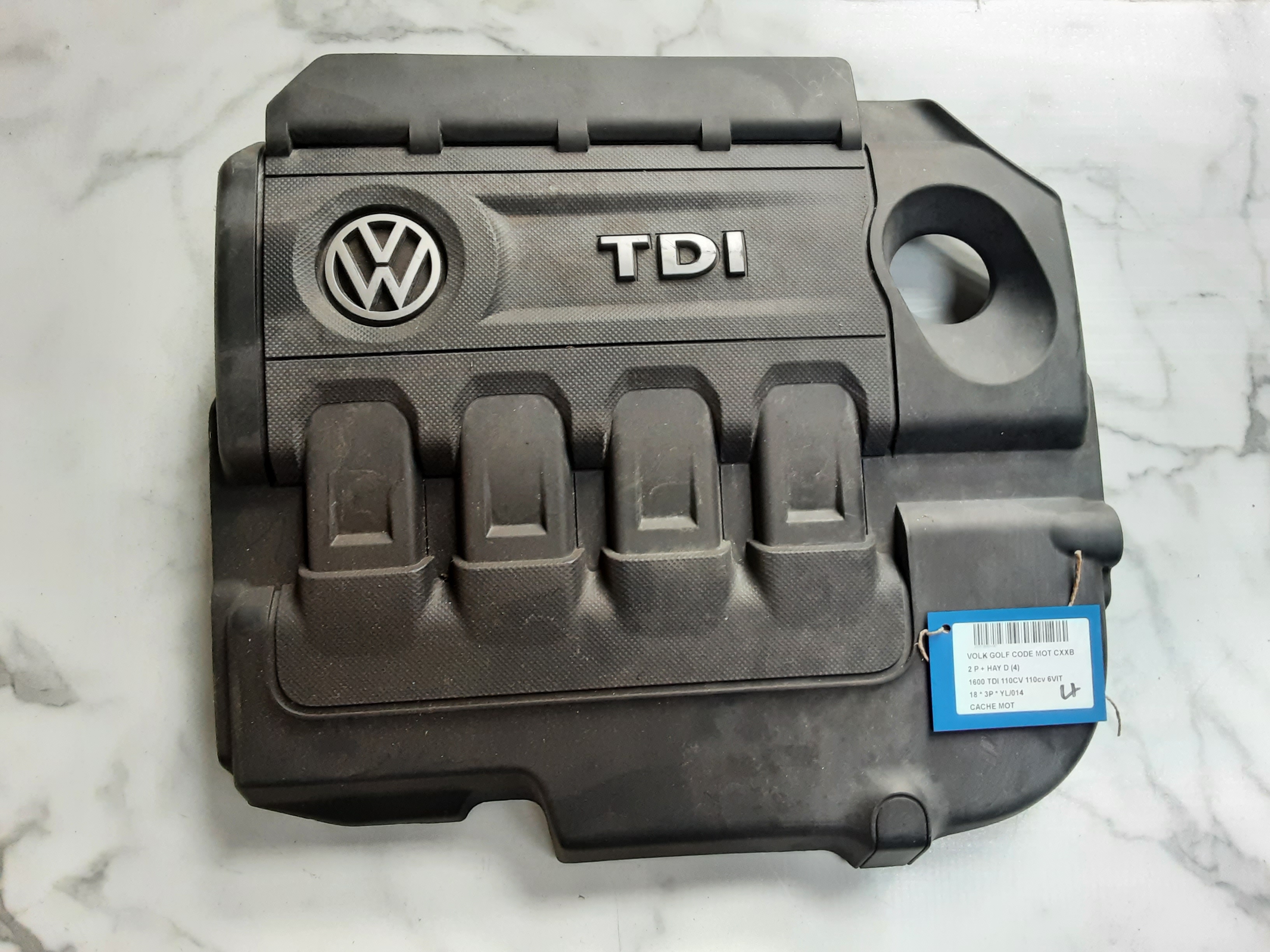 CACHE-MOTEUR Vw GOLF VII 1/17 - 2/20 FaceLift