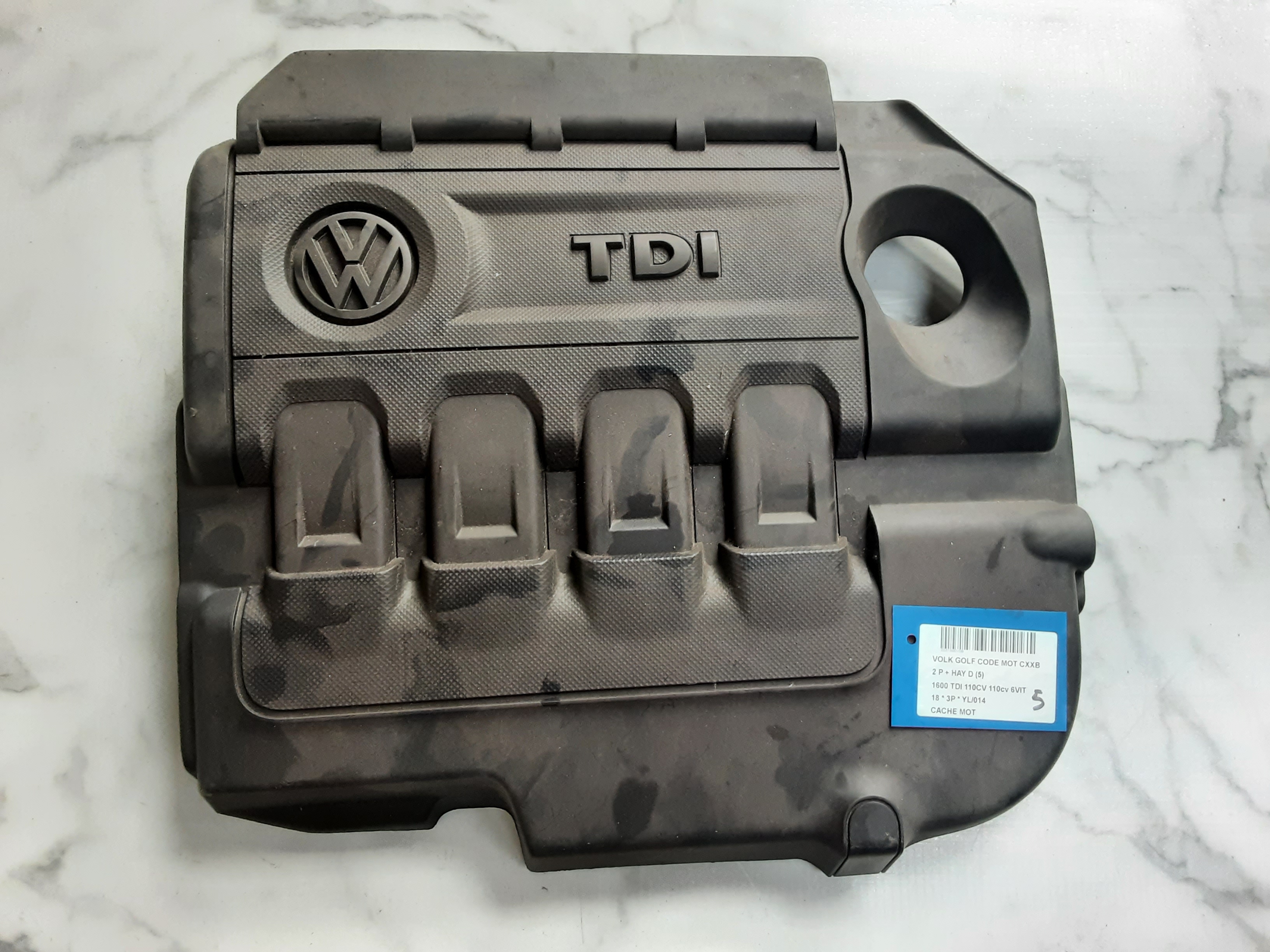 CACHE-MOTEUR Vw GOLF VII 1/17 - 2/20 FaceLift