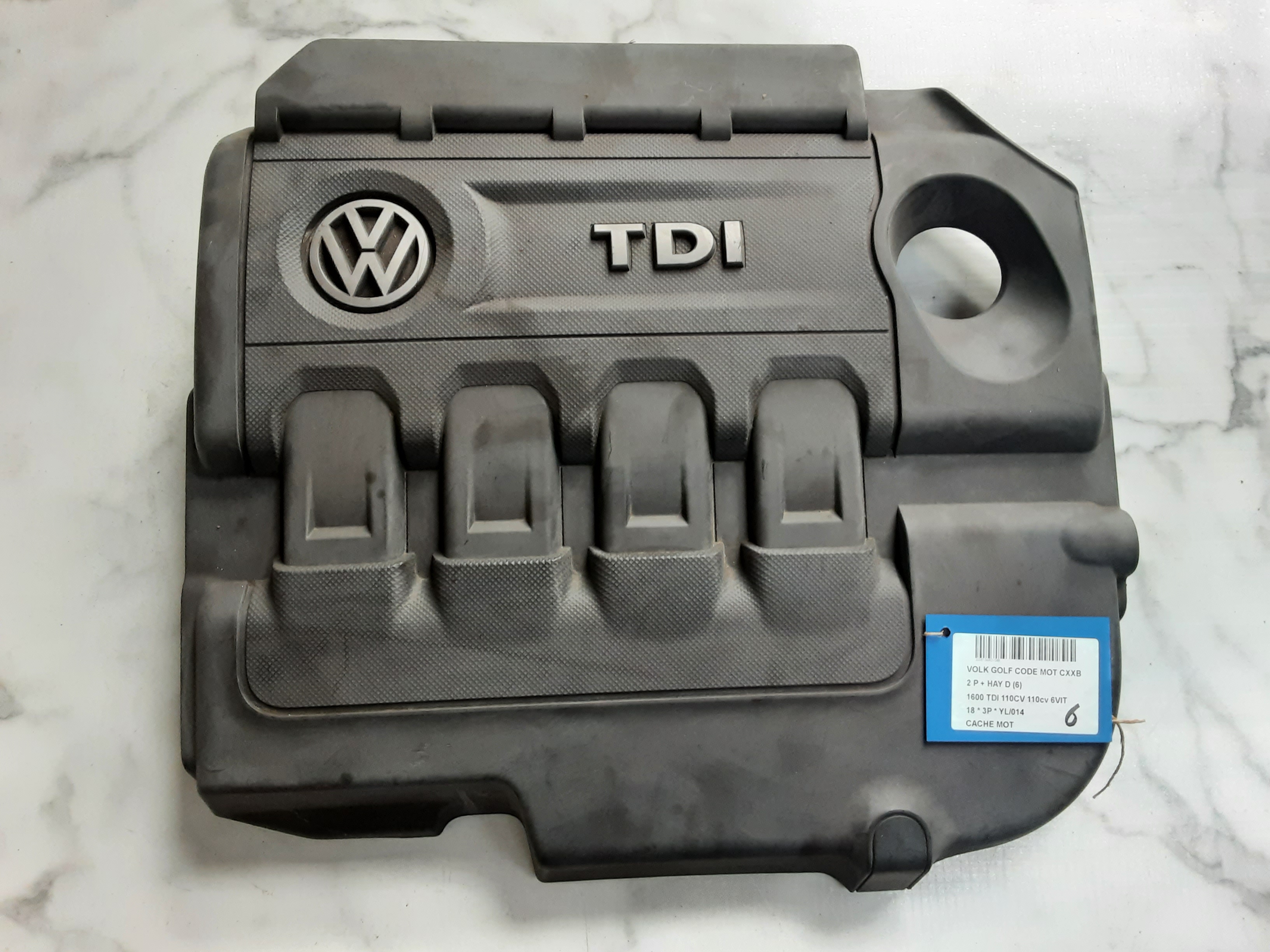 CACHE-MOTEUR Vw GOLF VII 1/17 - 2/20 FaceLift