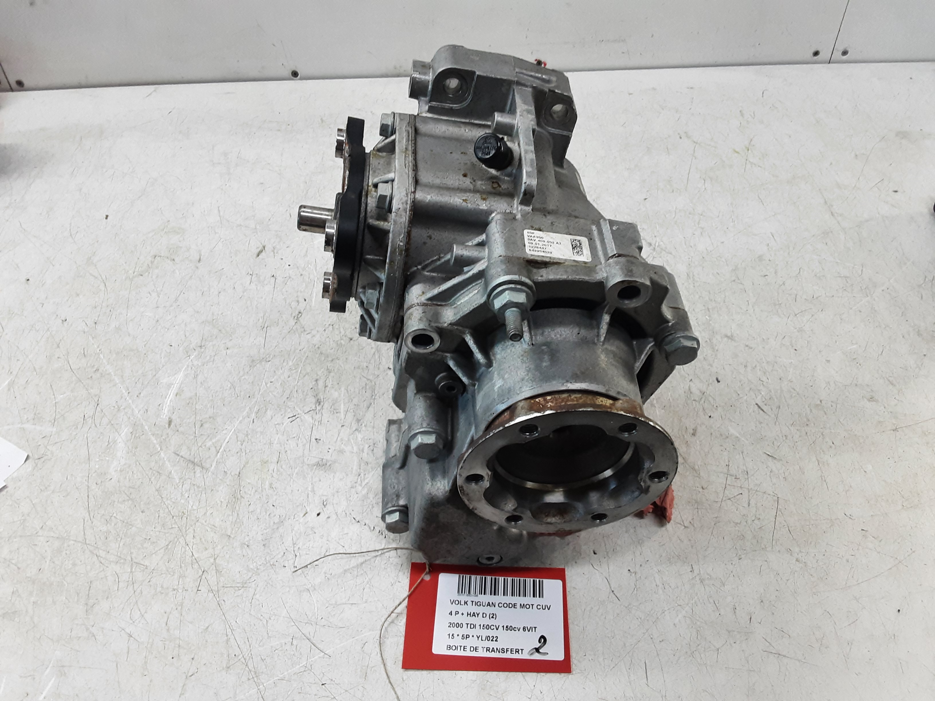 TRANFERT BOITE Vw TIGUAN (2) 07/11 - 16