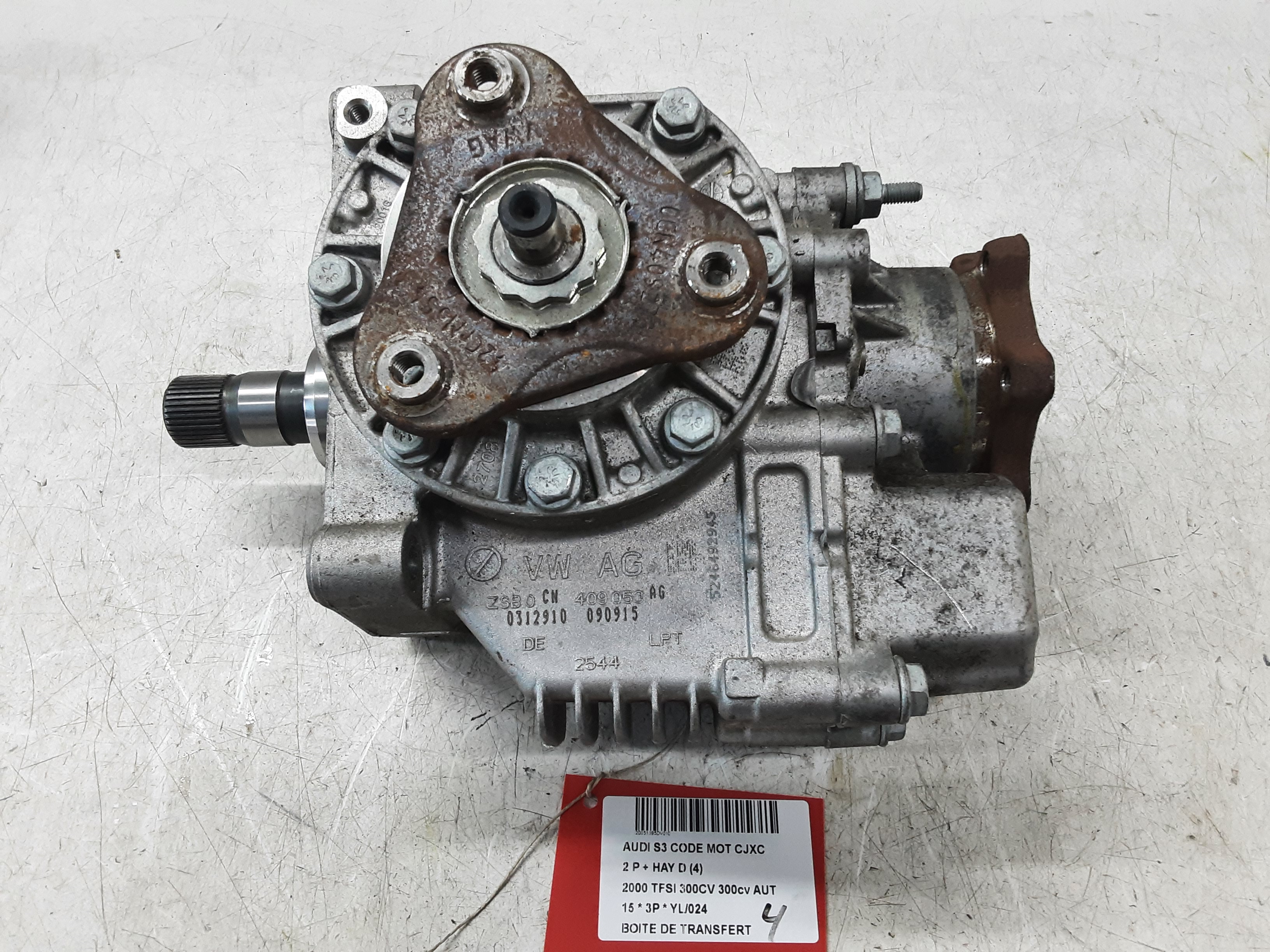 TRANFERT BOITE Audi S3 2012-2016