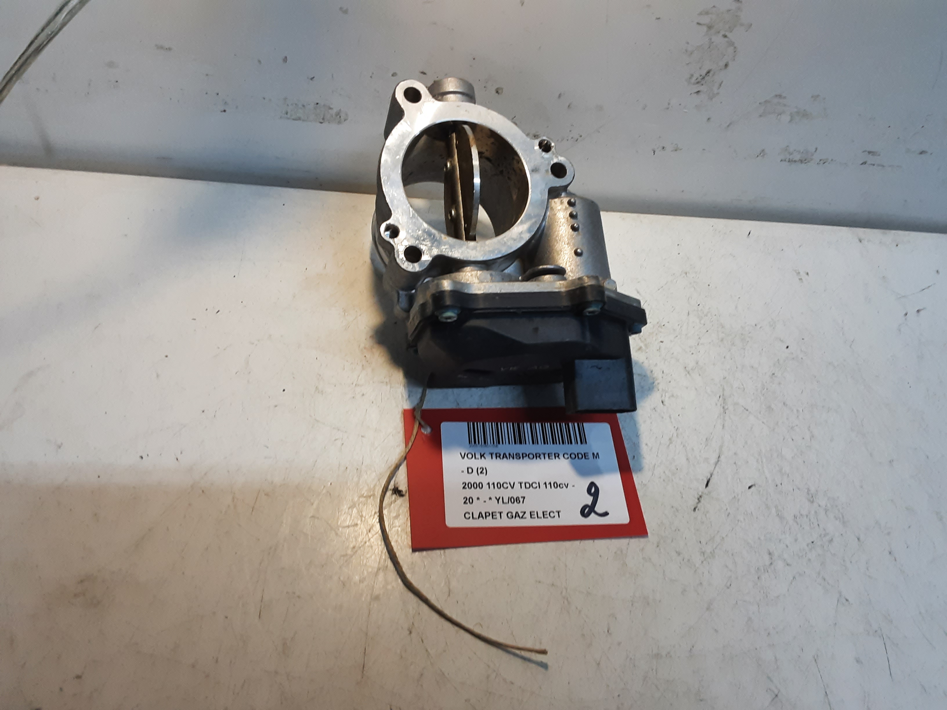 CLAPET DE GAZ ELECTRIQUE Vw TRANSPORTER T6 6/15+