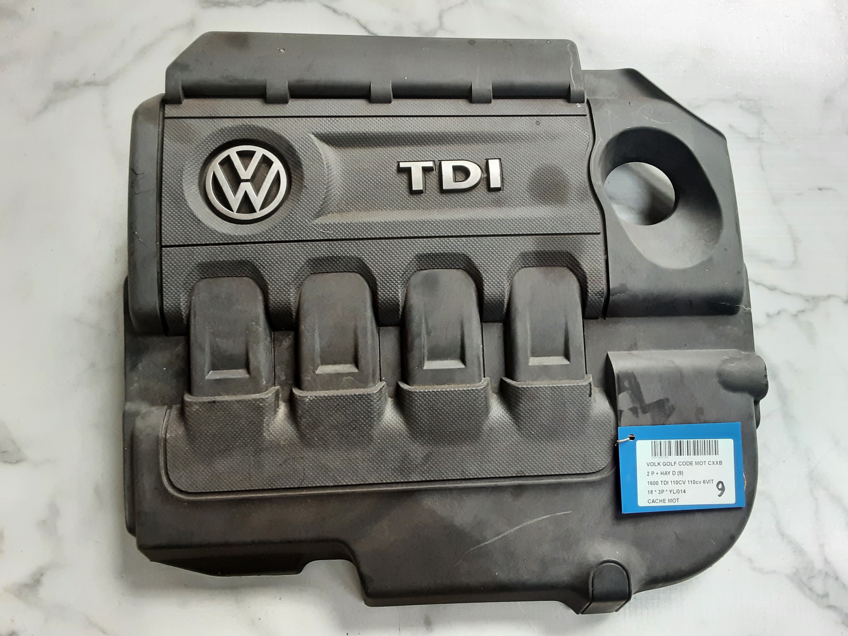 CACHE-MOTEUR Vw GOLF VII 1/17 - 2/20 FaceLift