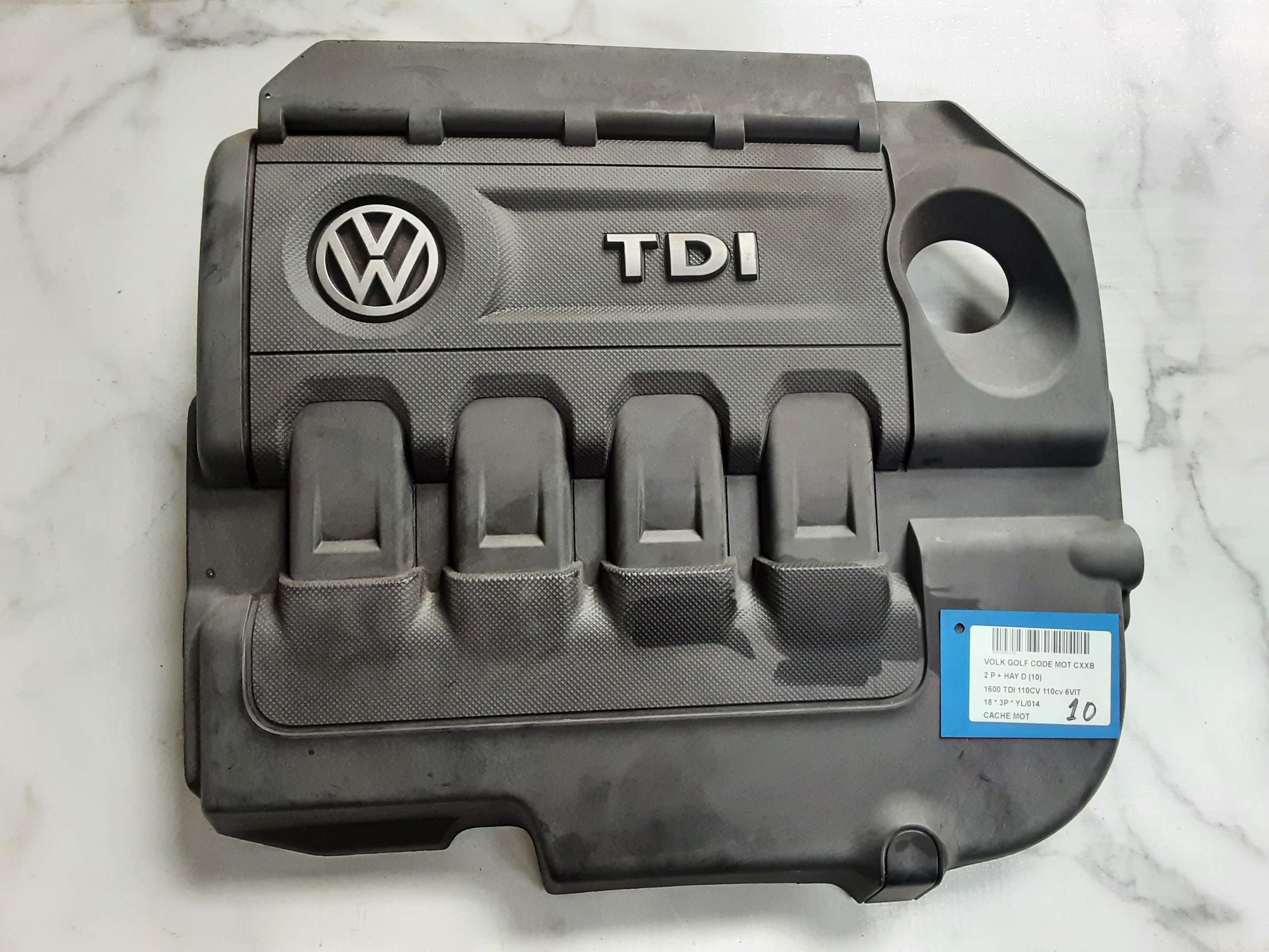 CACHE-MOTEUR Vw GOLF VII 1/17 - 2/20 FaceLift
