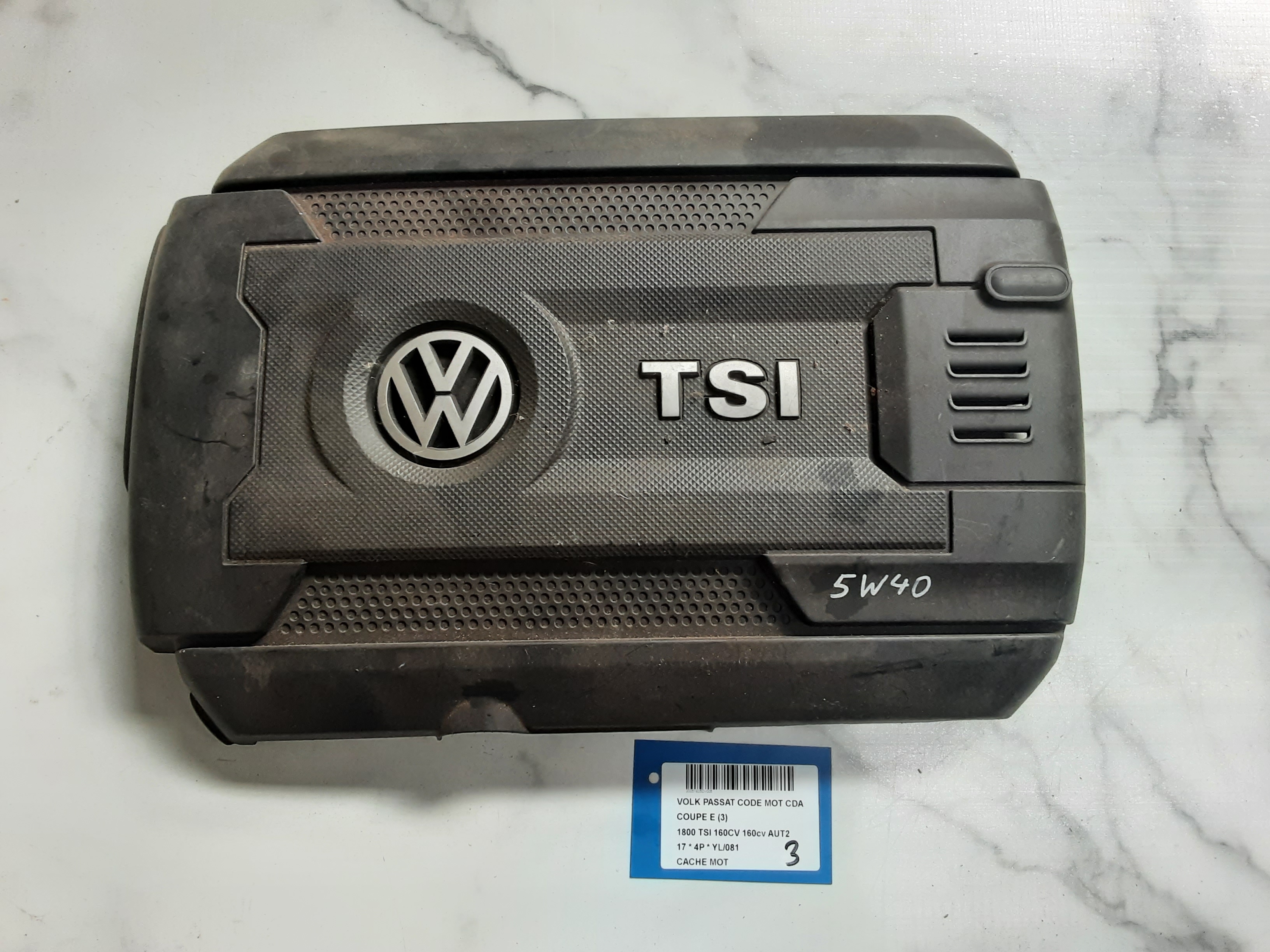 CACHE-MOTEUR Vw CC 2/12 - 17