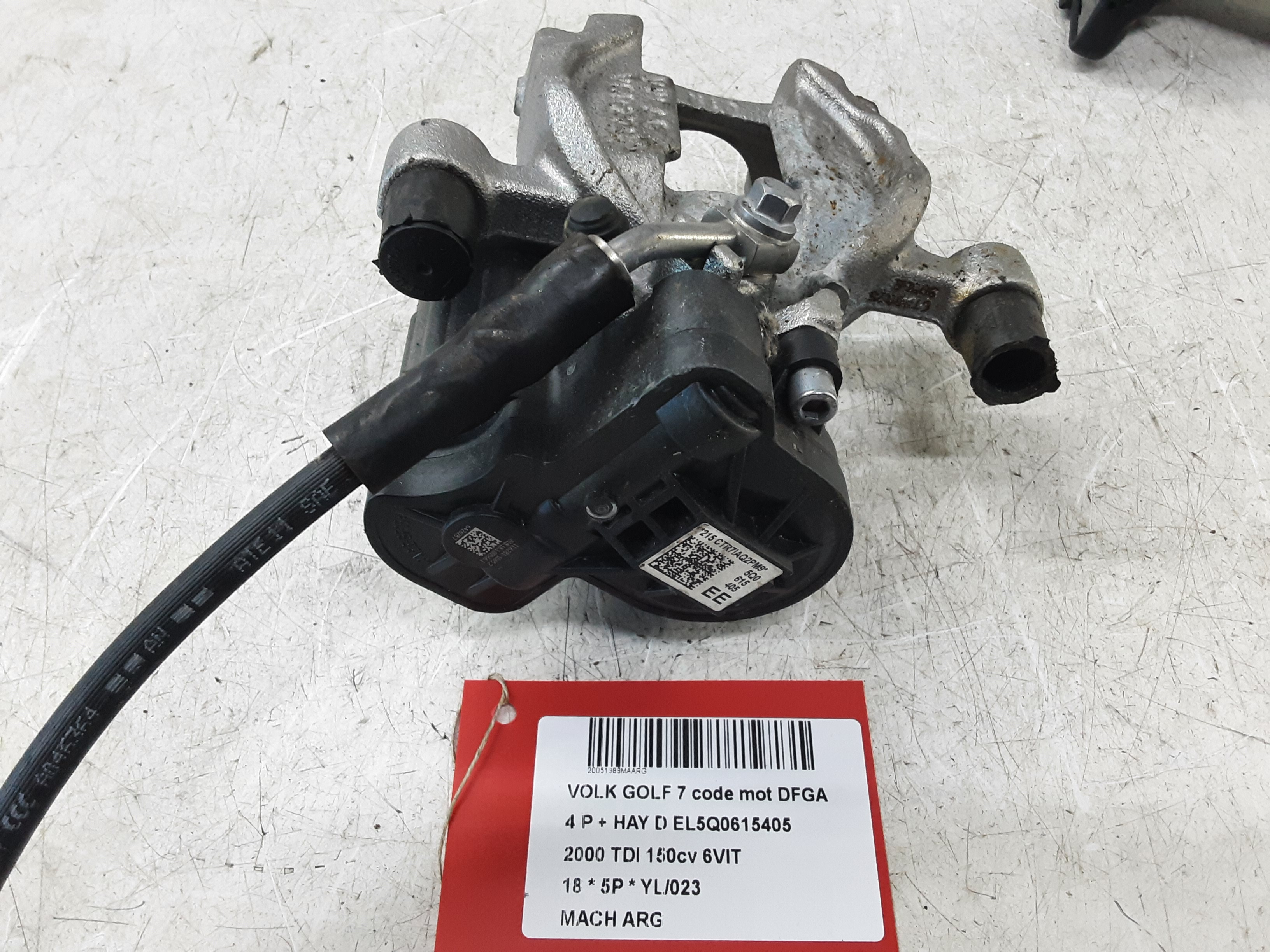 REMKLAUW ACHTER LINKS Vw GOLF VII 1/17 - 2/20 FaceLift