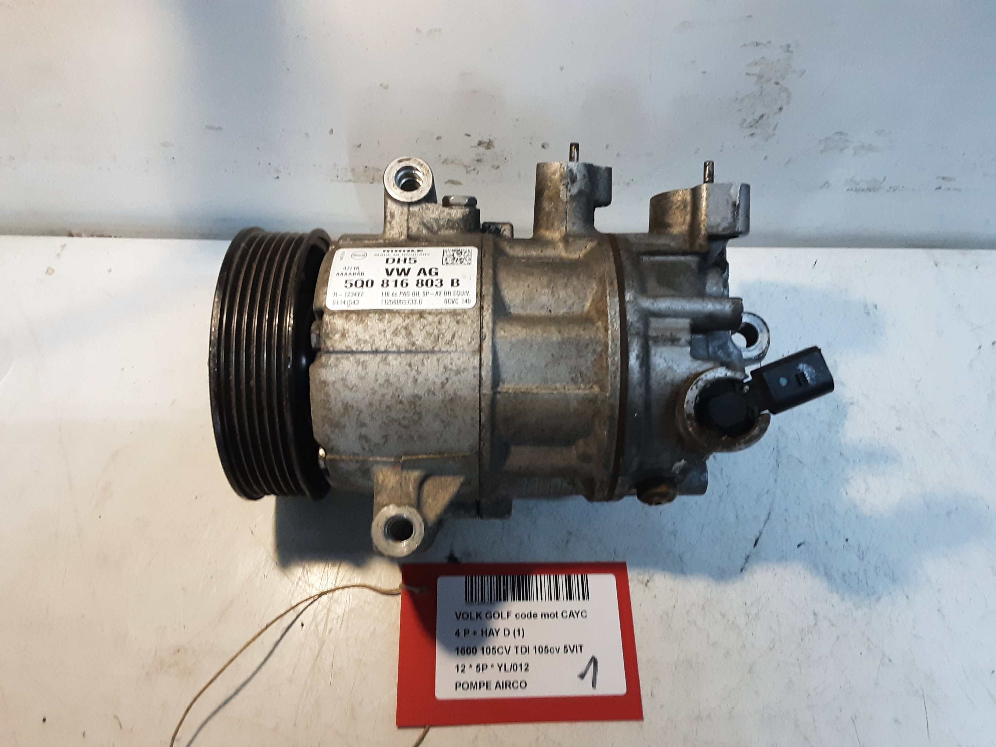 AIRCO POMP Vw GOLF VI 11/08 - 13