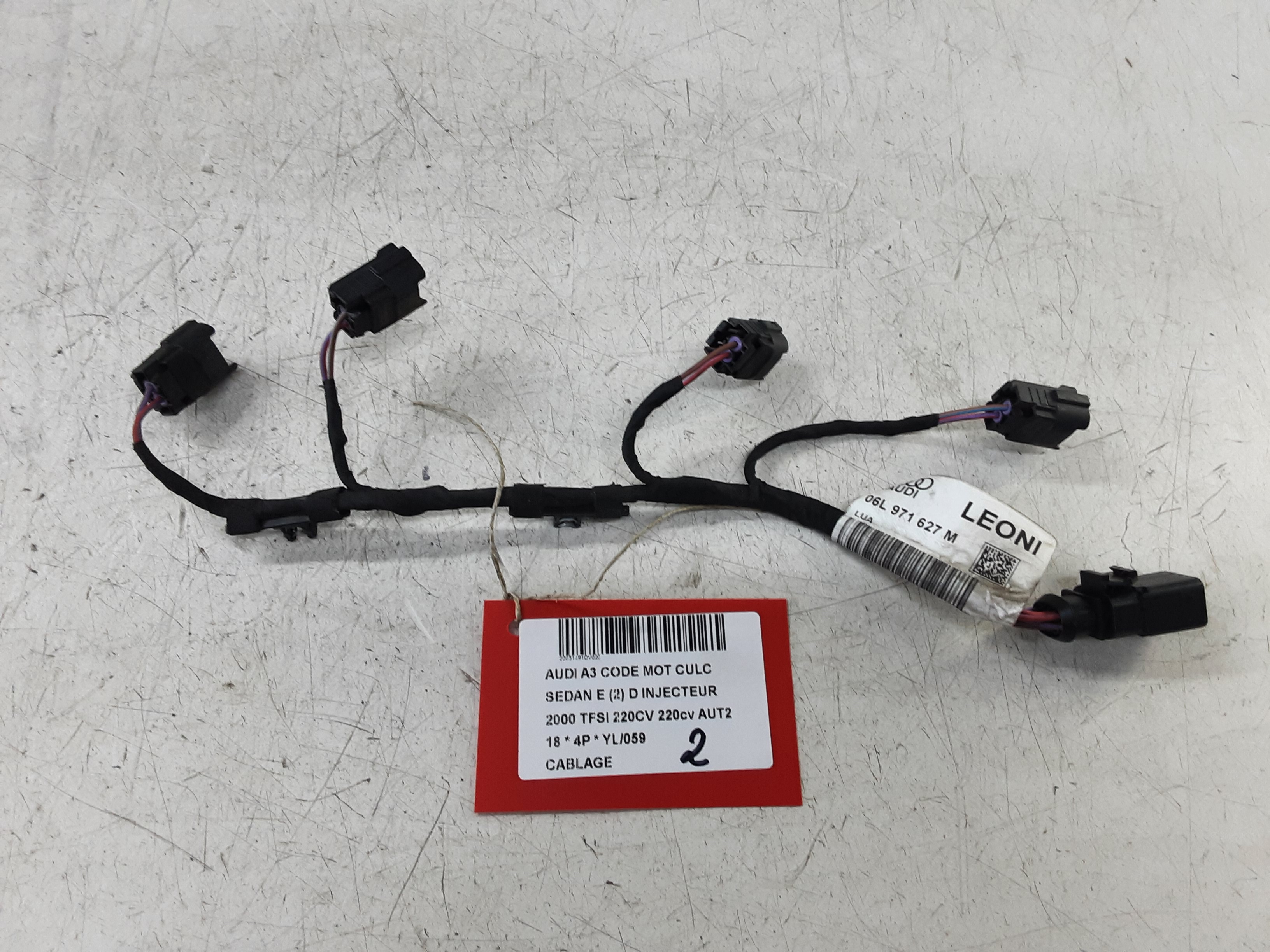 CÂBLAGE Audi A3 4D 4/16 - 20