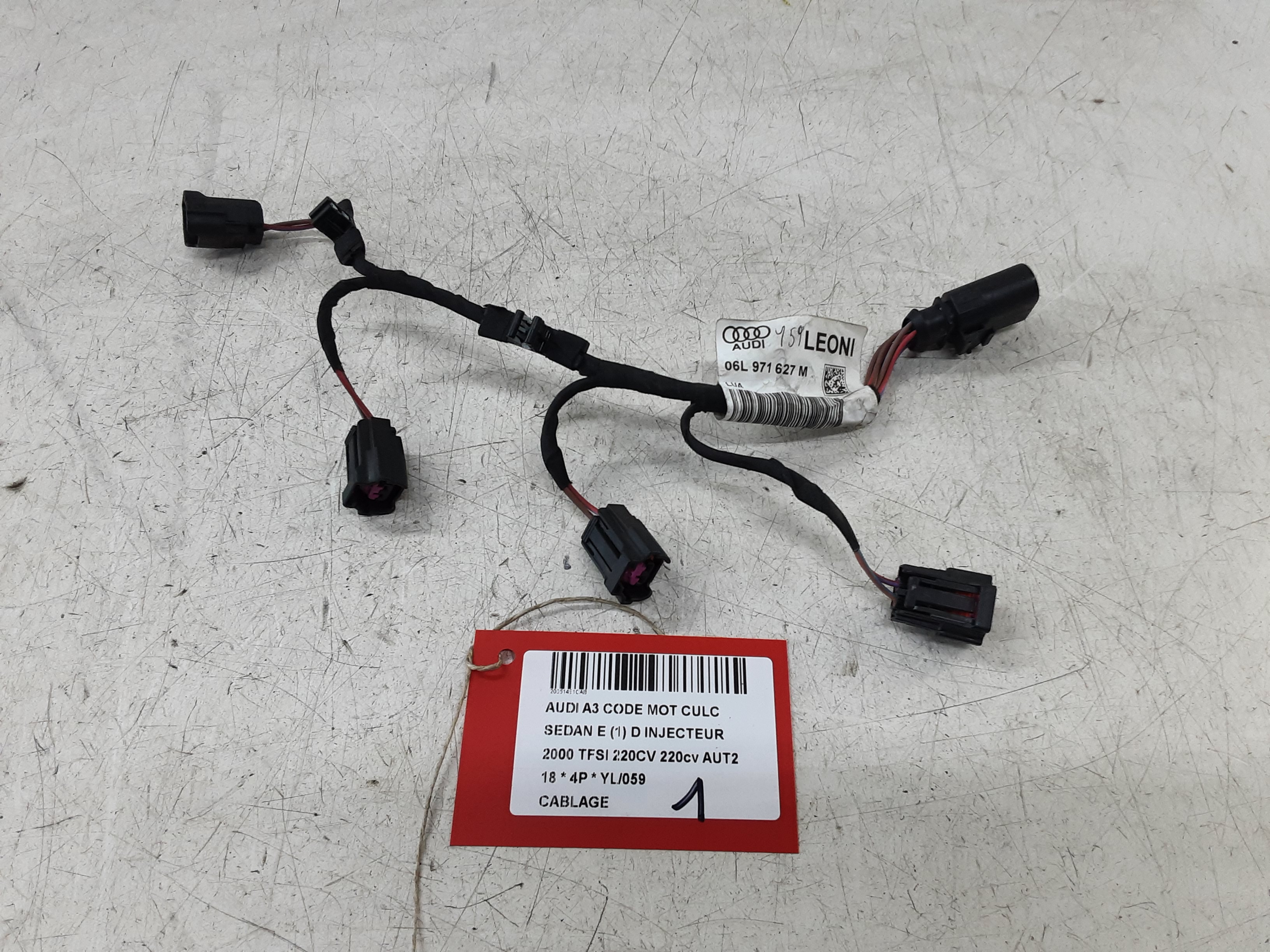 CÂBLAGE Audi A3 4D 4/16 - 20