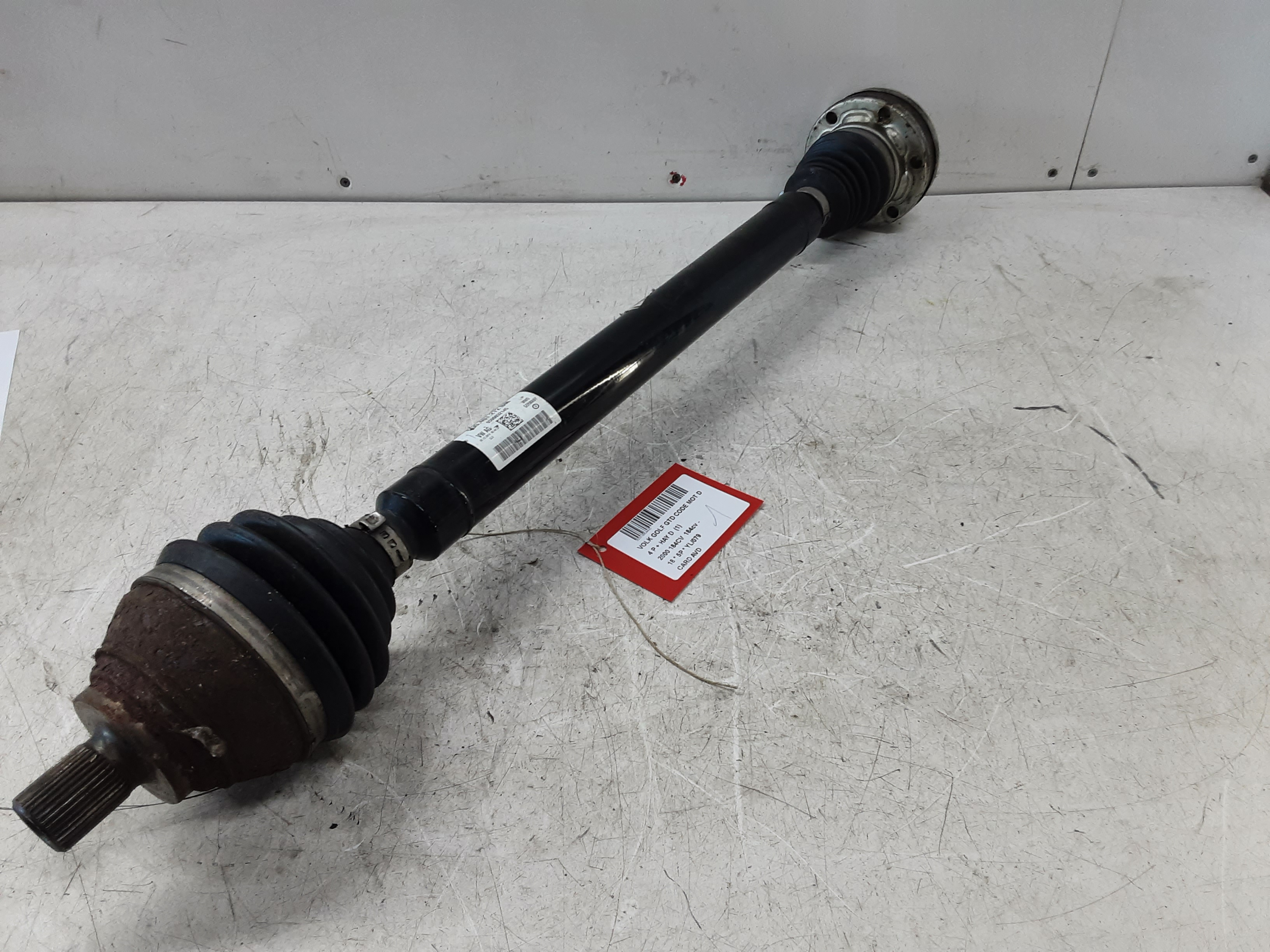 AANDRIJFAS VOOR RECHTS Vw GOLF VII 1/17 - 2/20 FaceLift