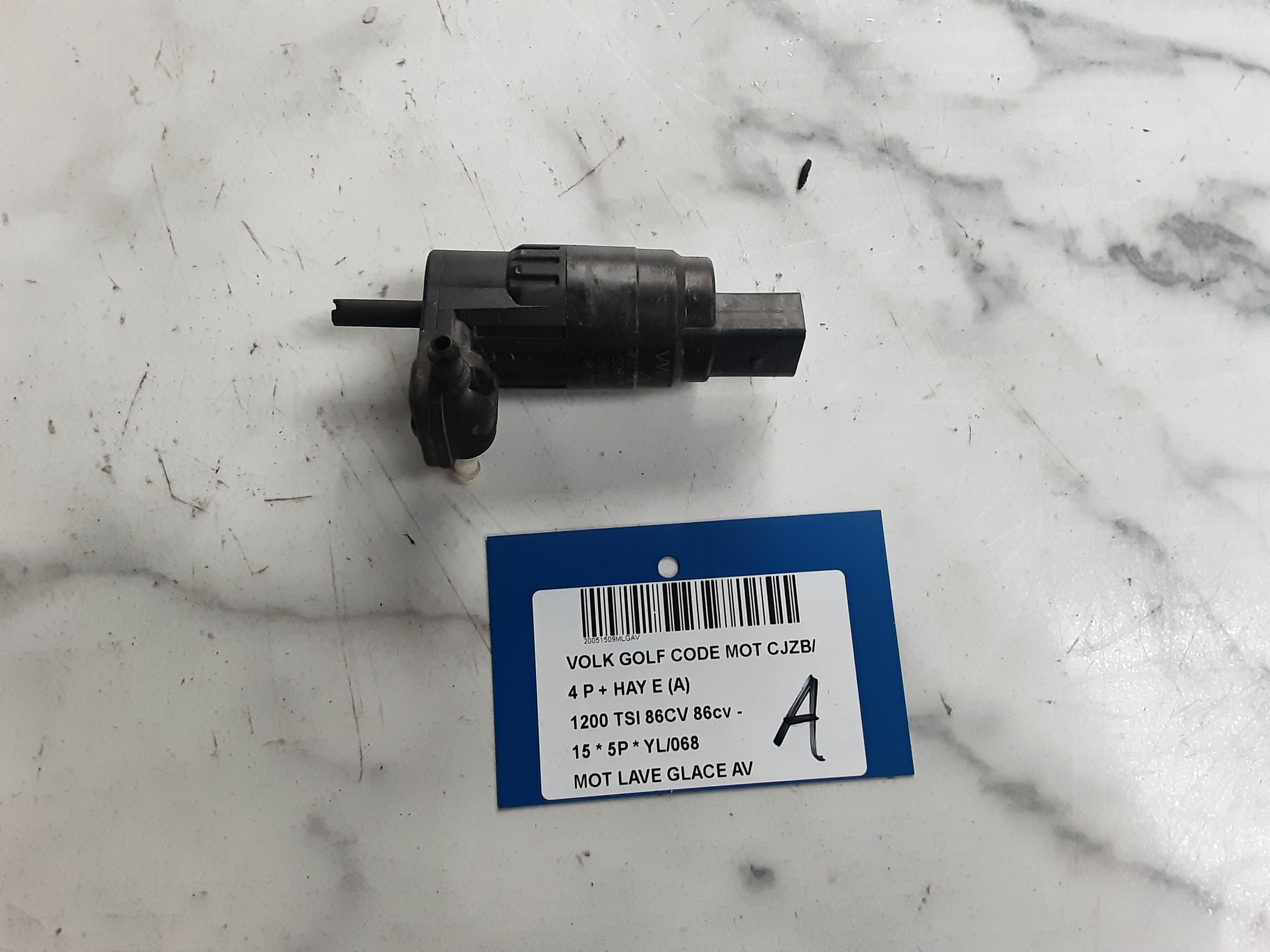 MOTEUR DE LAVE-GLACE AVANT Vw GOLF VII 11/12 - 17