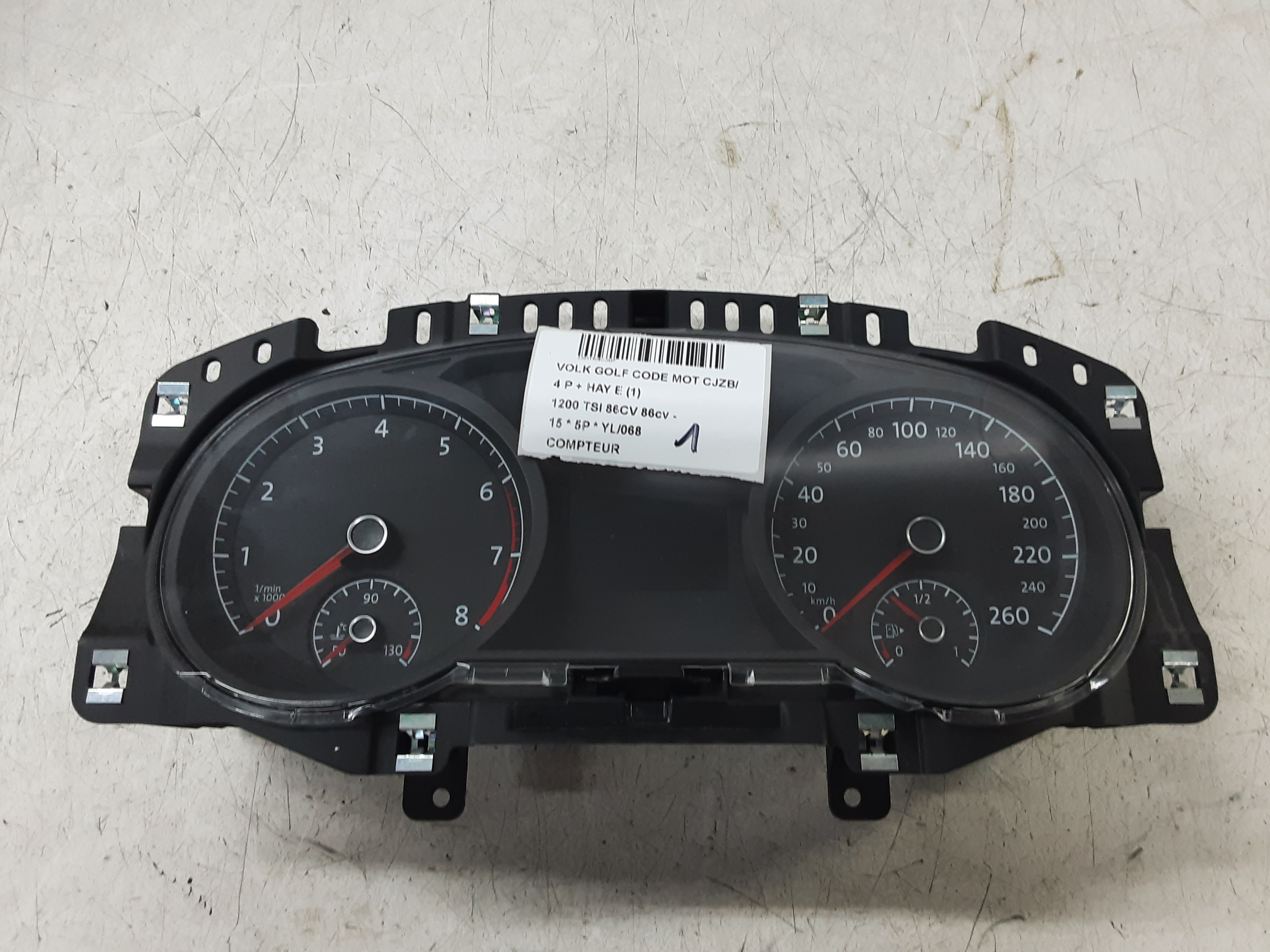 KM TELLER Vw GOLF VII 11/12 - 17
