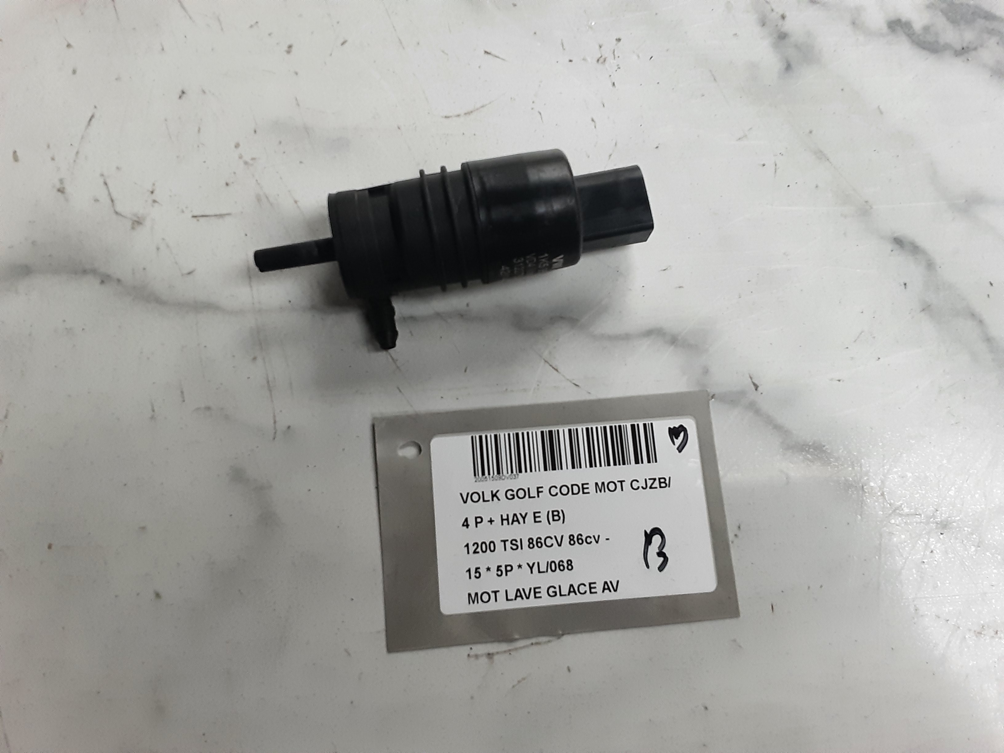 MOTEUR DE LAVE-GLACE AVANT Vw GOLF VII 11/12 - 17