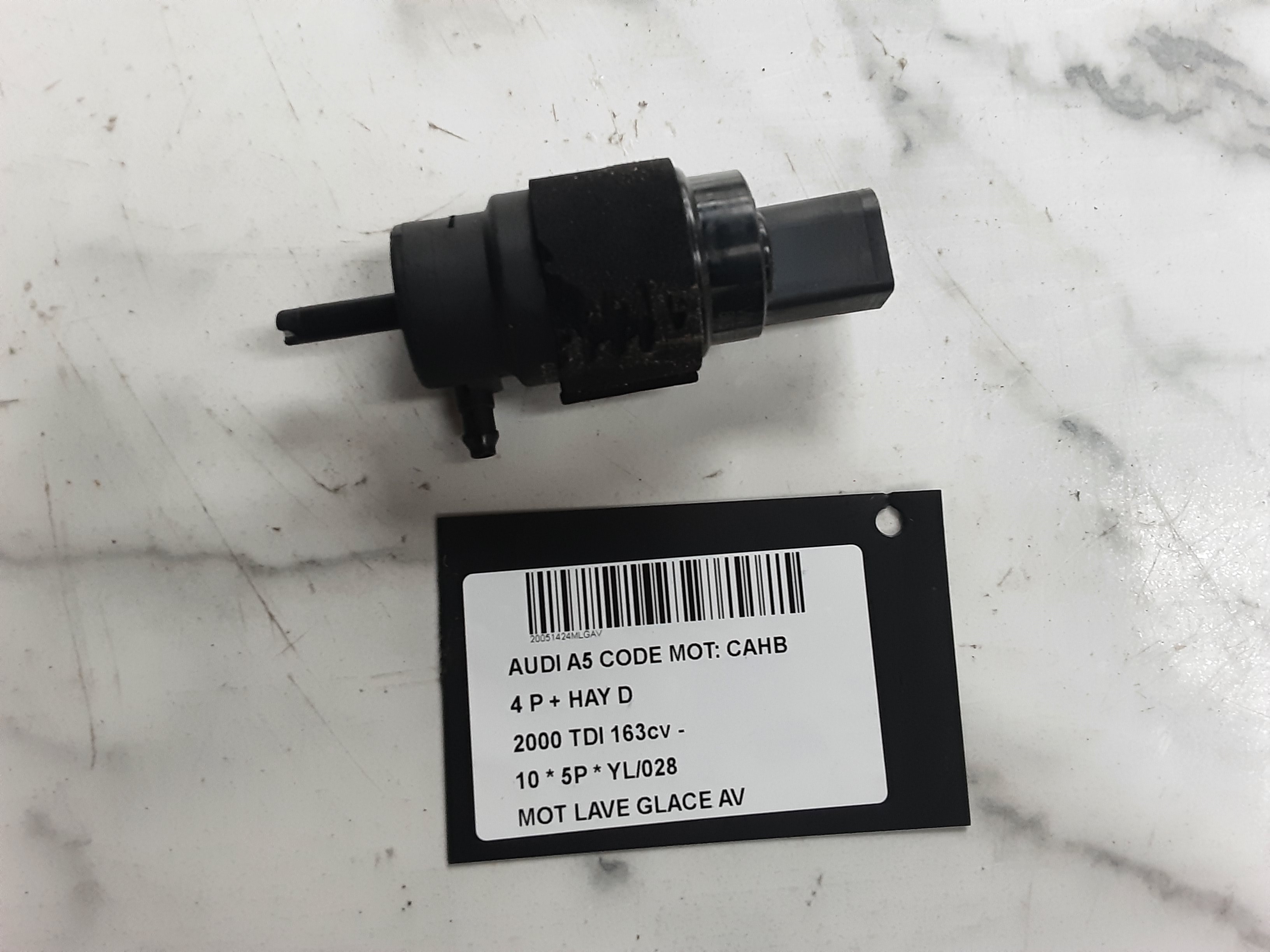 MOTEUR DE LAVE-GLACE AVANT Audi A5 (1) SPORTBACK 3/2009 - 2011