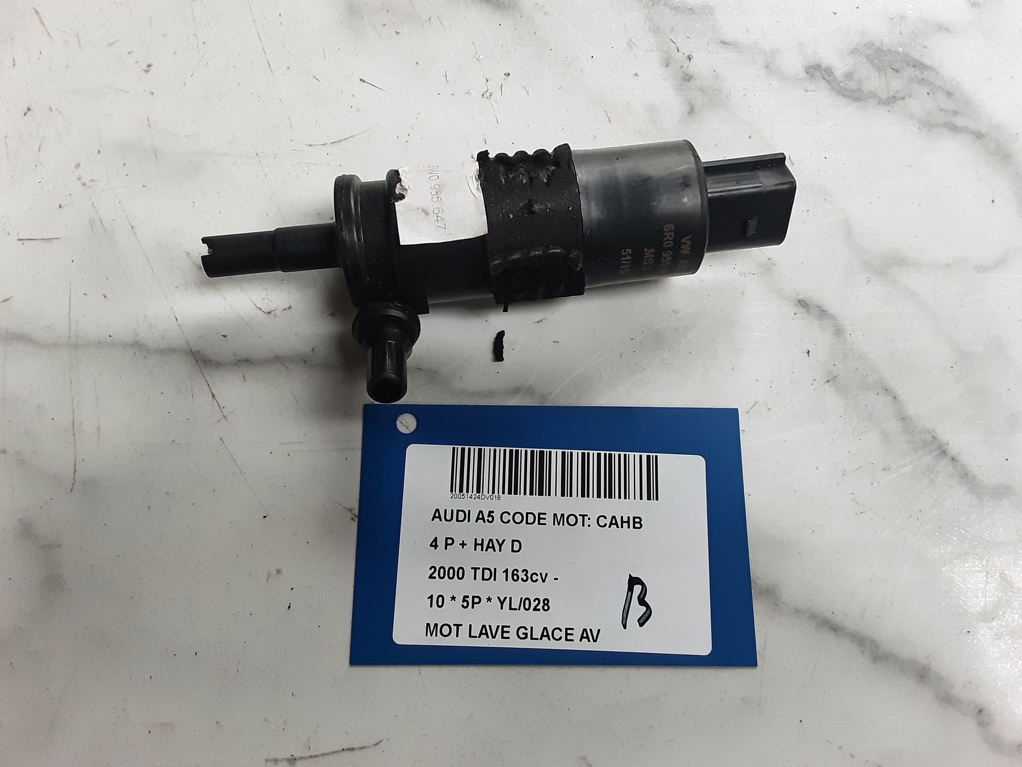 MOTEUR DE LAVE-GLACE AVANT Audi A5 (1) SPORTBACK 3/2009 - 2011