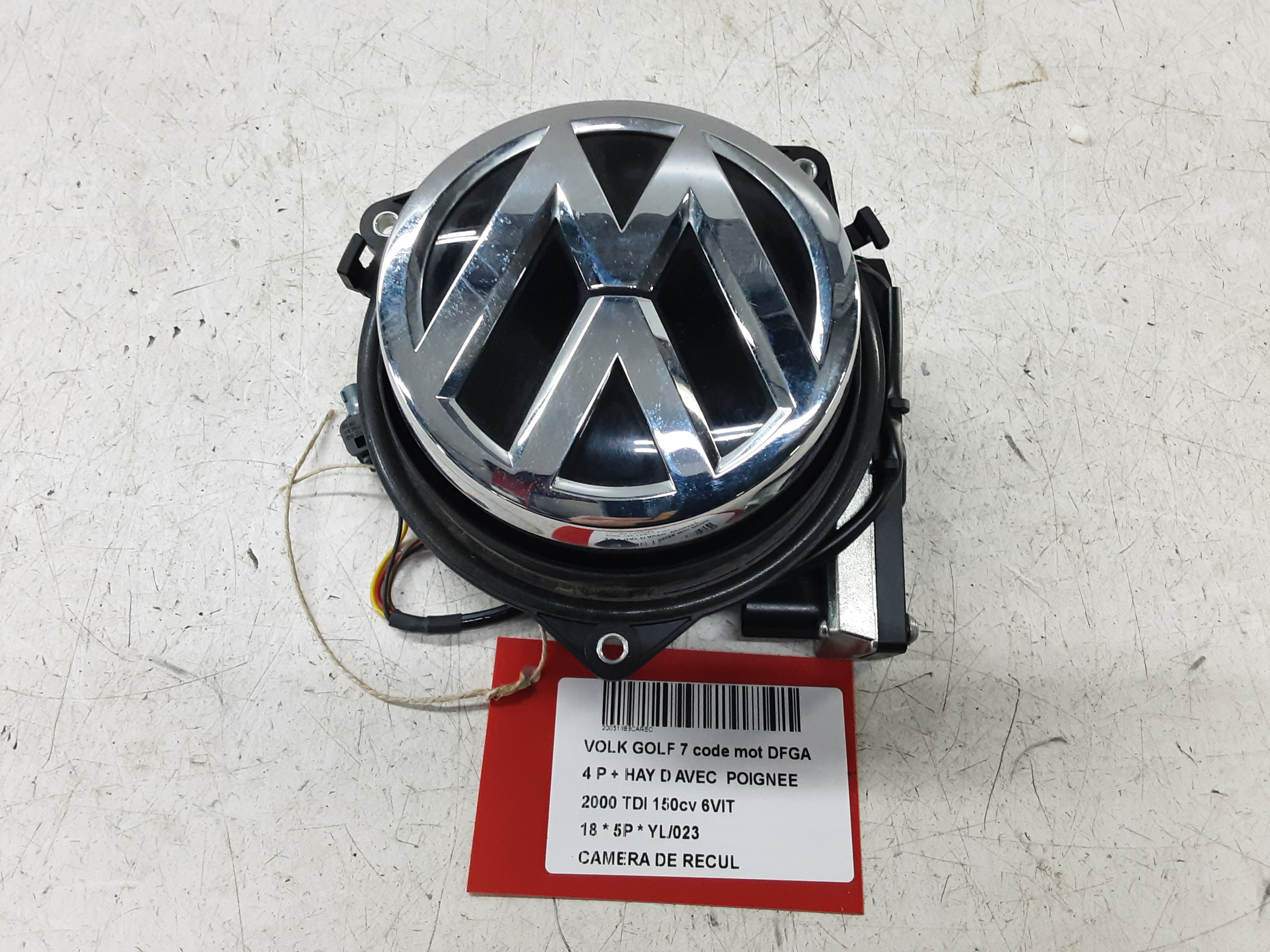 ACHTERUITKIJKCAMERA Vw GOLF VII 1/17 - 2/20 FaceLift