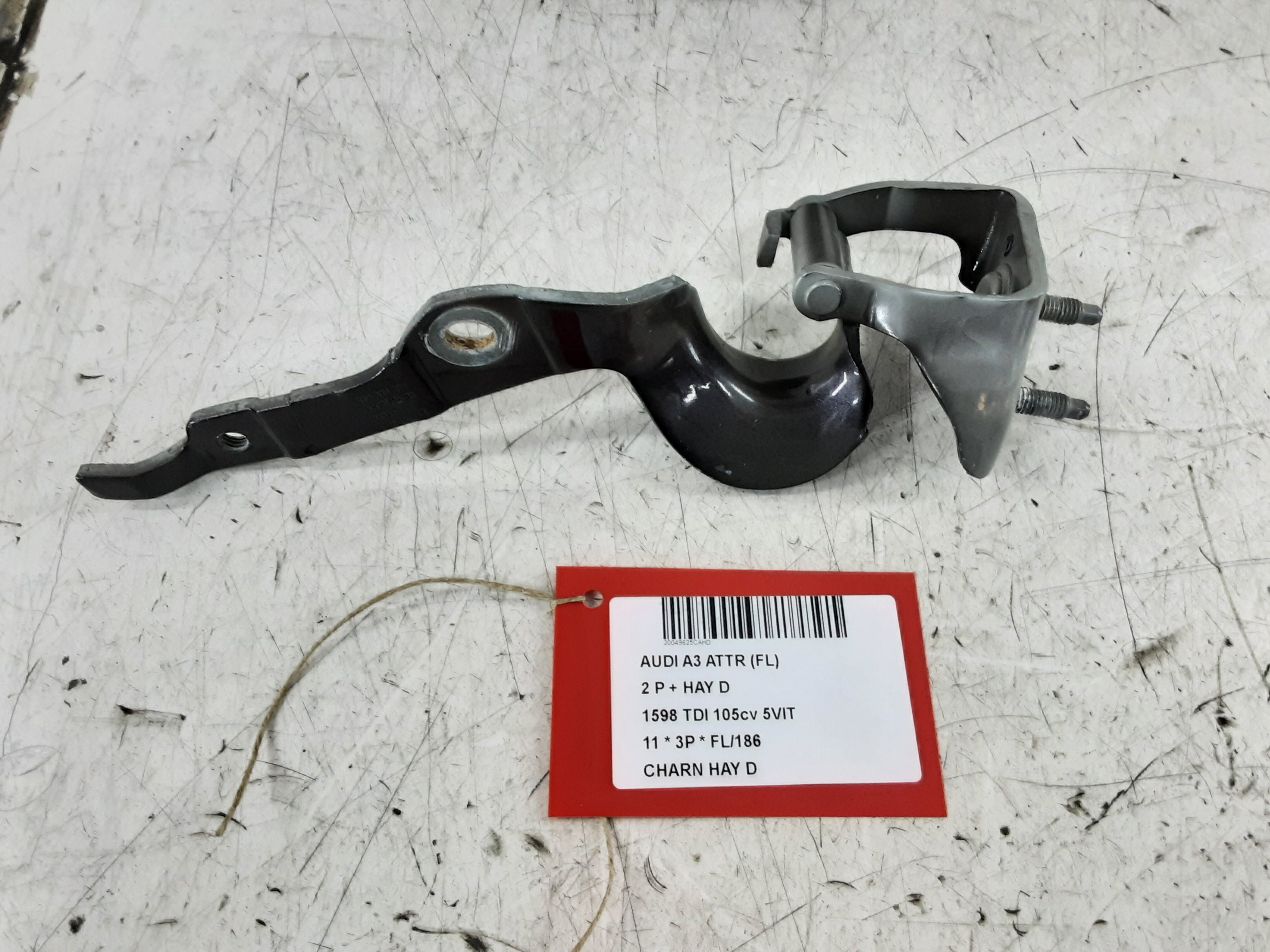 SCHARNIER ACHTERKLEP RECHTS Audi A3 8/08 - 12