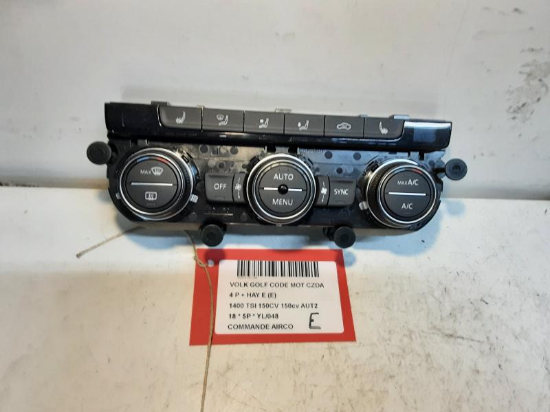 COMMANDE D'AIRCO Vw GOLF VII 1/17 - 2/20 FaceLift
