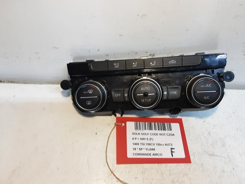 COMMANDE D'AIRCO Vw GOLF VII 1/17 - 2/20 FaceLift