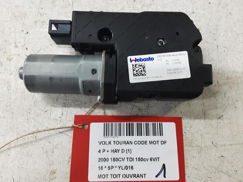 MOTOR SCHUIFDAK Vw TOURAN 09/15+