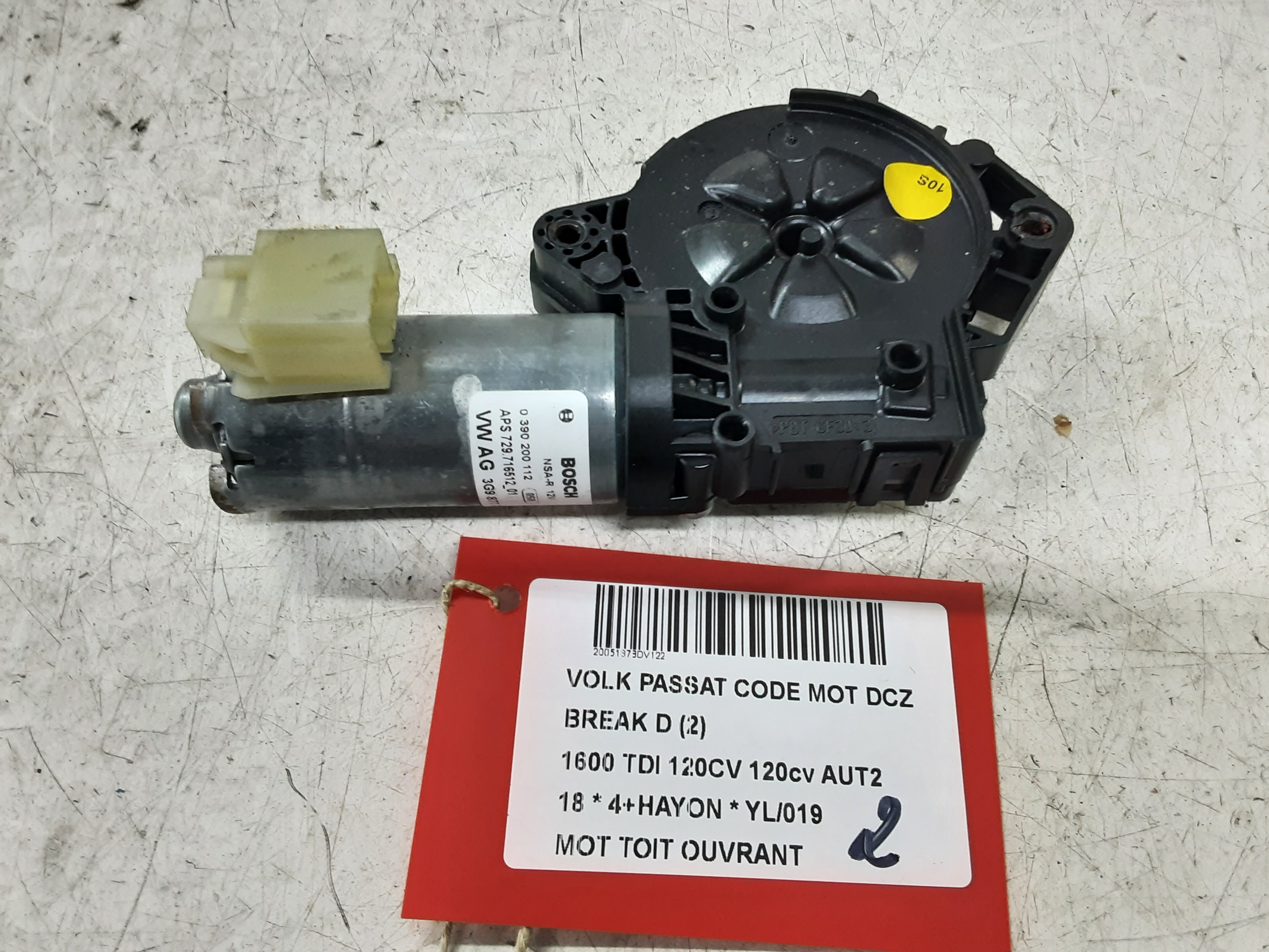 MOTOR SCHUIFDAK Vw PASSAT 11/14 - 19