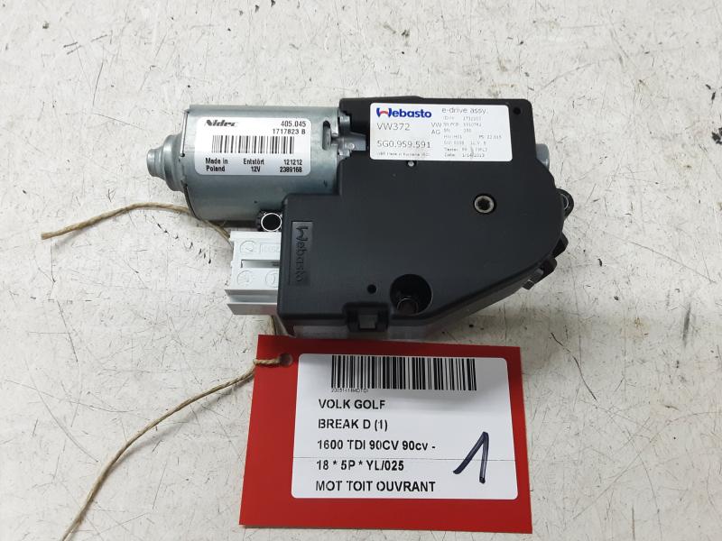 MOTEUR DE TOIT OUVRANT Vw GOLF VII 1/17 - 2/20 FaceLift