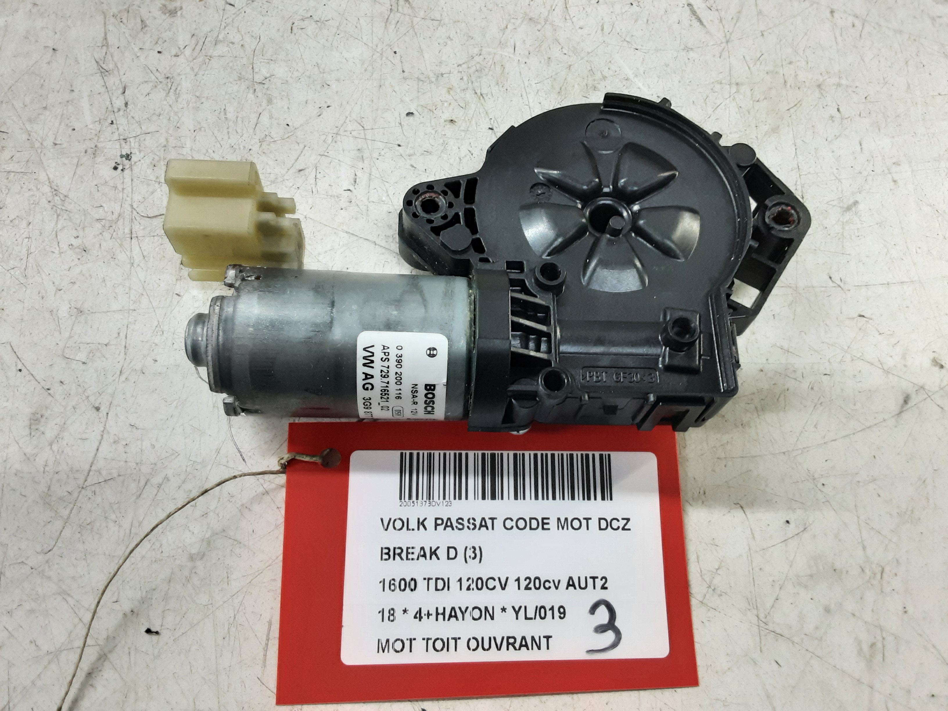 MOTOR SCHUIFDAK Vw PASSAT 11/14 - 19