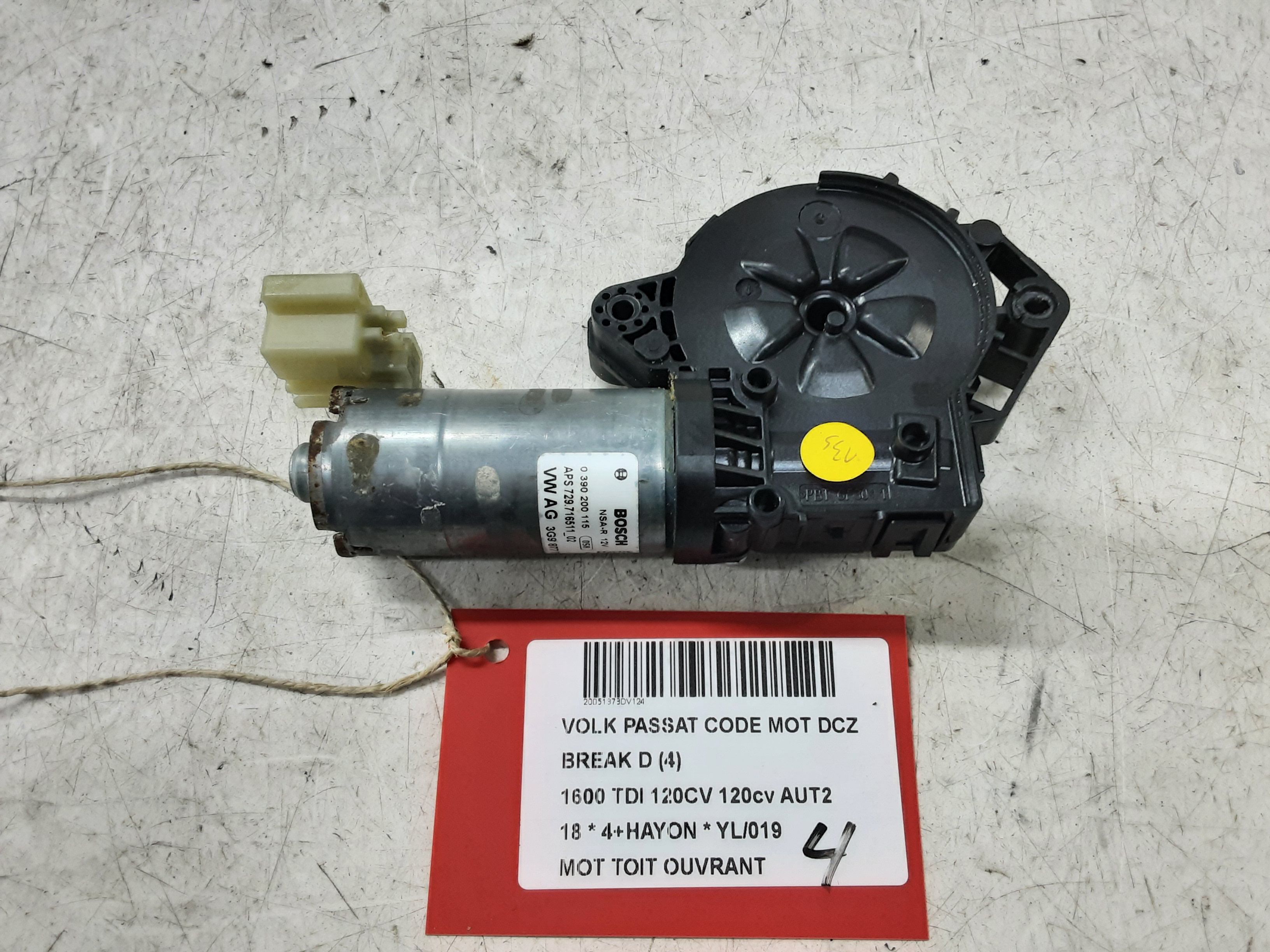 MOTOR SCHUIFDAK Vw PASSAT 11/14 - 19