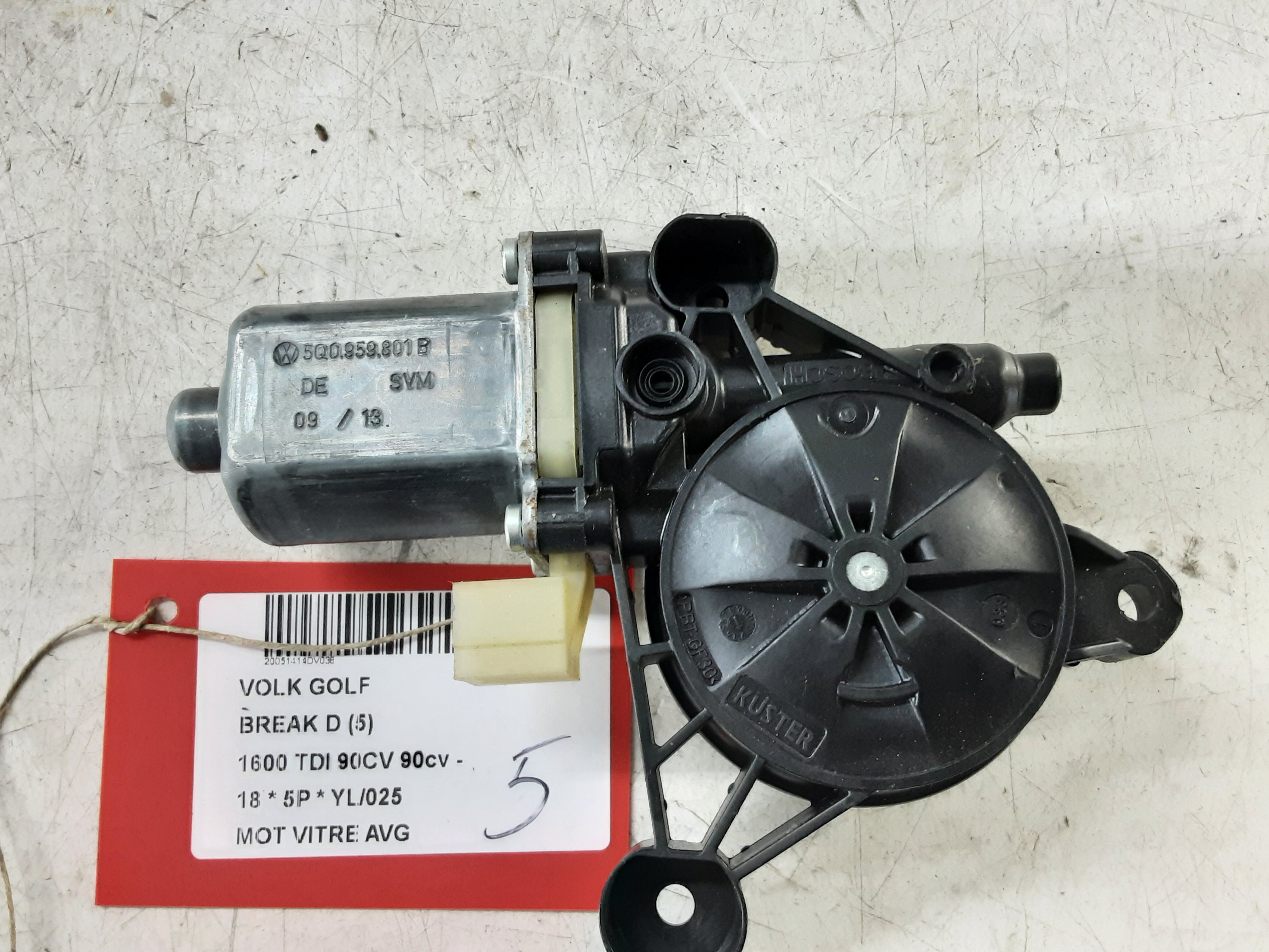 MOTOR RUITMECHANISME VOOR LINKS Vw GOLF VII 1/17 - 2/20 FaceLift