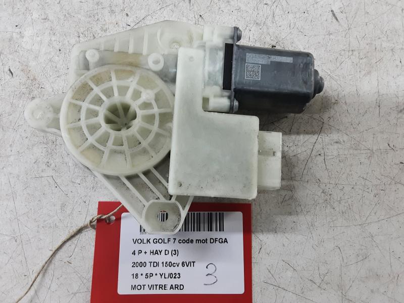 MOTOR RUITMECHANISME ACHTER RECHTS Vw GOLF VII 1/17 - 2/20 FaceLift
