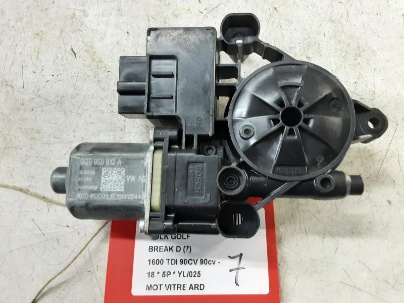 MOTOR RUITMECHANISME ACHTER RECHTS Vw GOLF VII 1/17 - 2/20 FaceLift