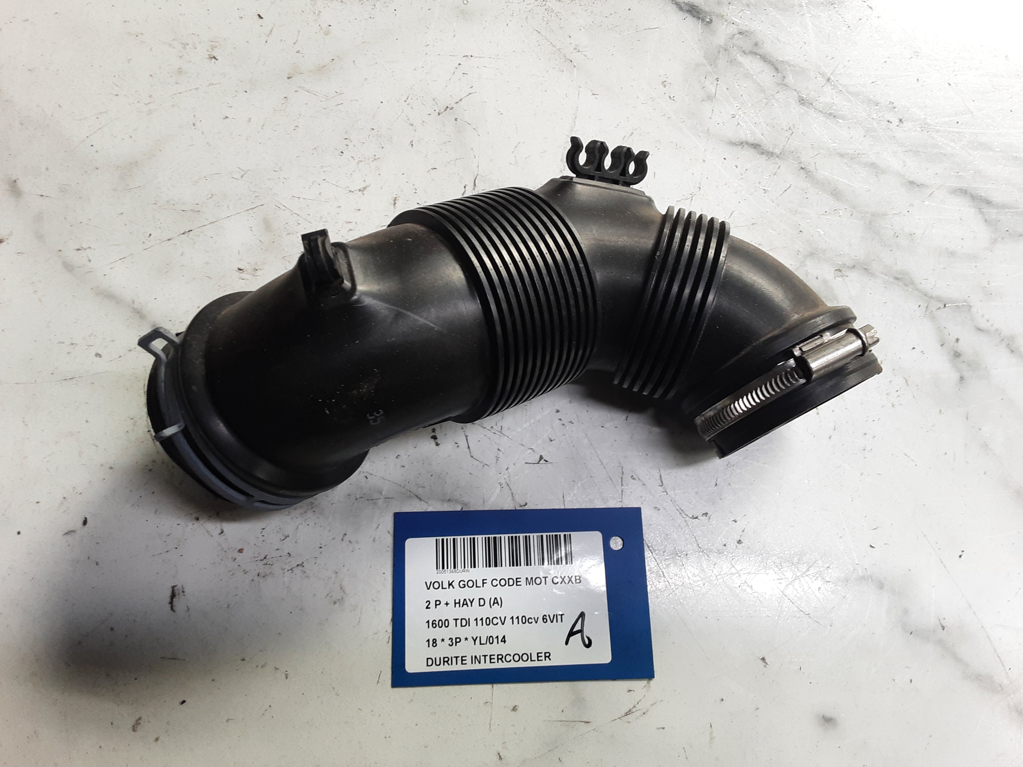 INTERCOOLER SLANG Vw GOLF VII 1/17 - 2/20 FaceLift