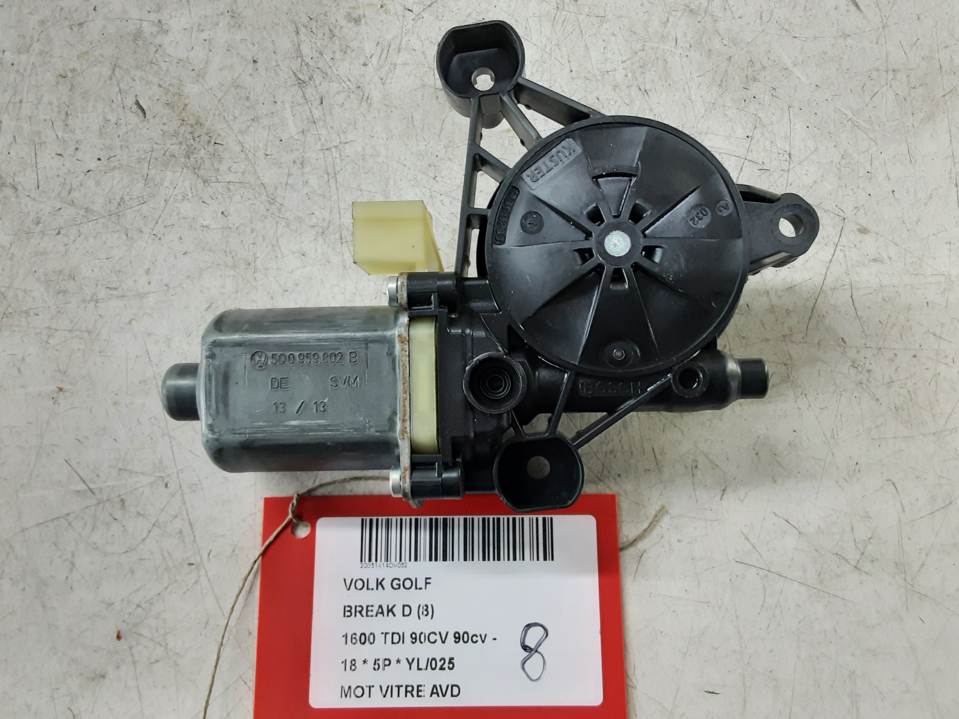 MOTEUR DE VITRE DE PORTE AVANT DROITE Vw GOLF VII 1/17 - 2/20 FaceLift