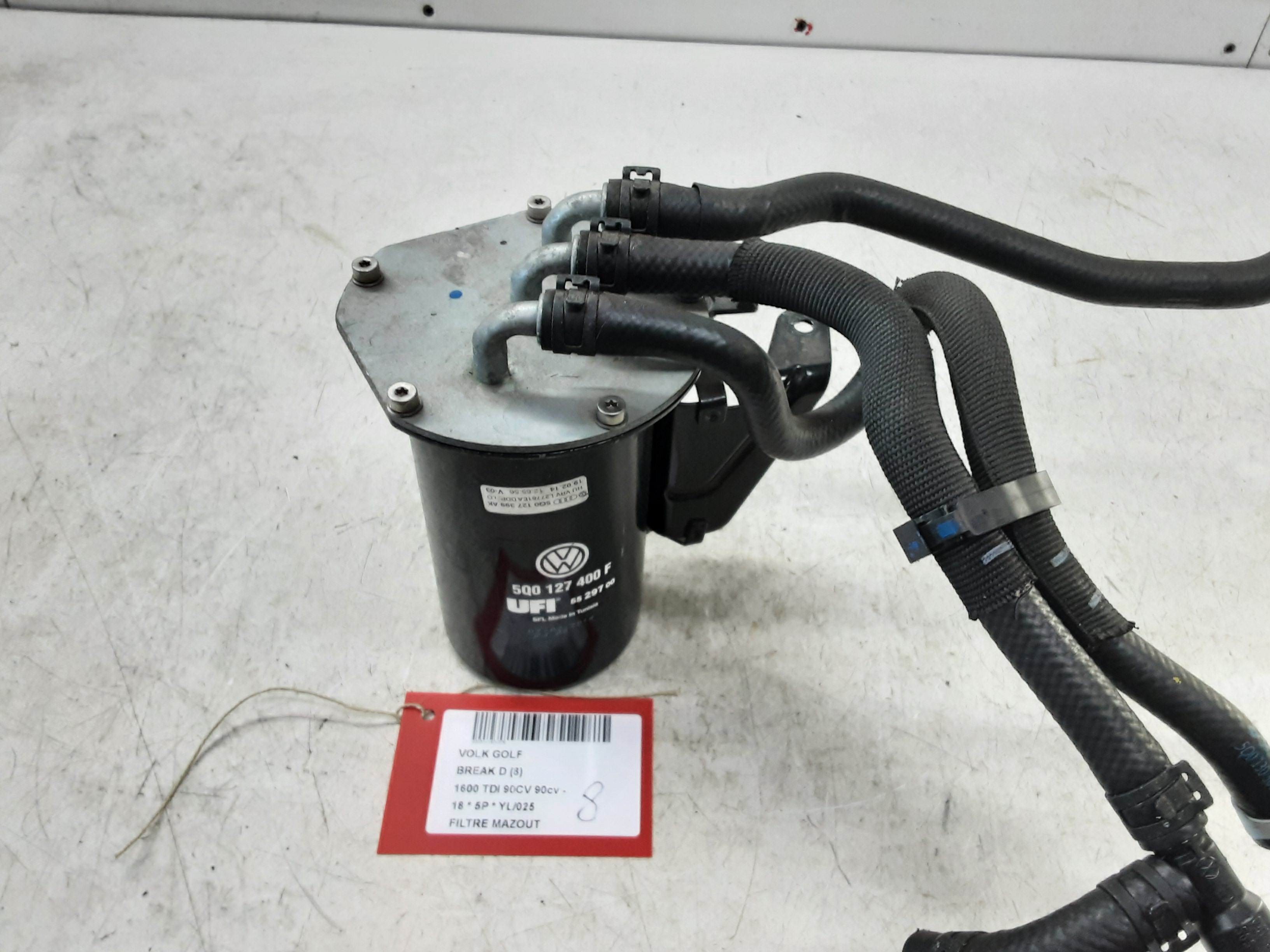 FILTRE A MAZOUT Vw GOLF VII 1/17 - 2/20 FaceLift