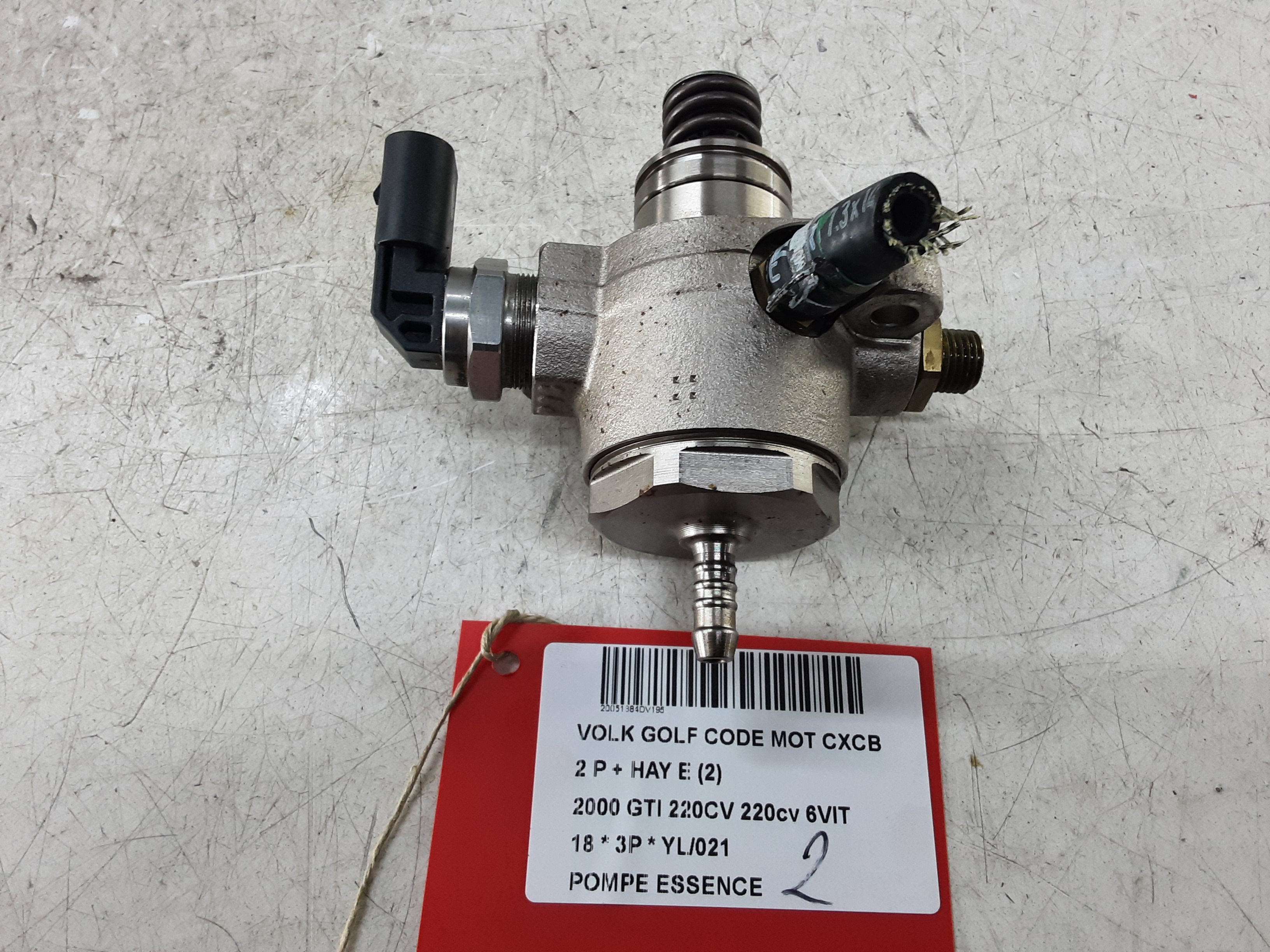 POMPE A ESSENCE Vw GOLF VII 1/17 - 2/20 FaceLift