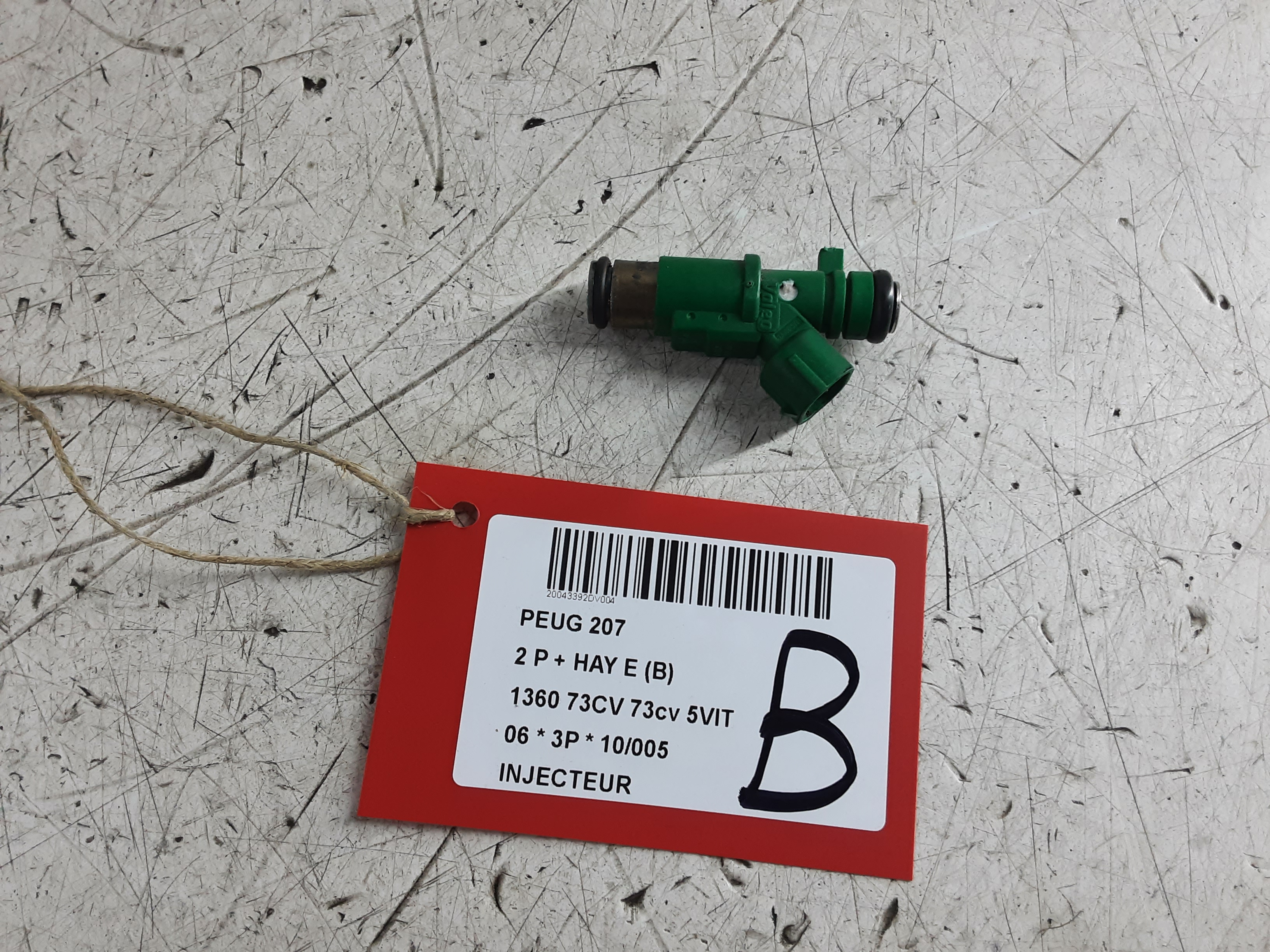 INJECTEUR Peugeot 207 2/06 &gt; 15