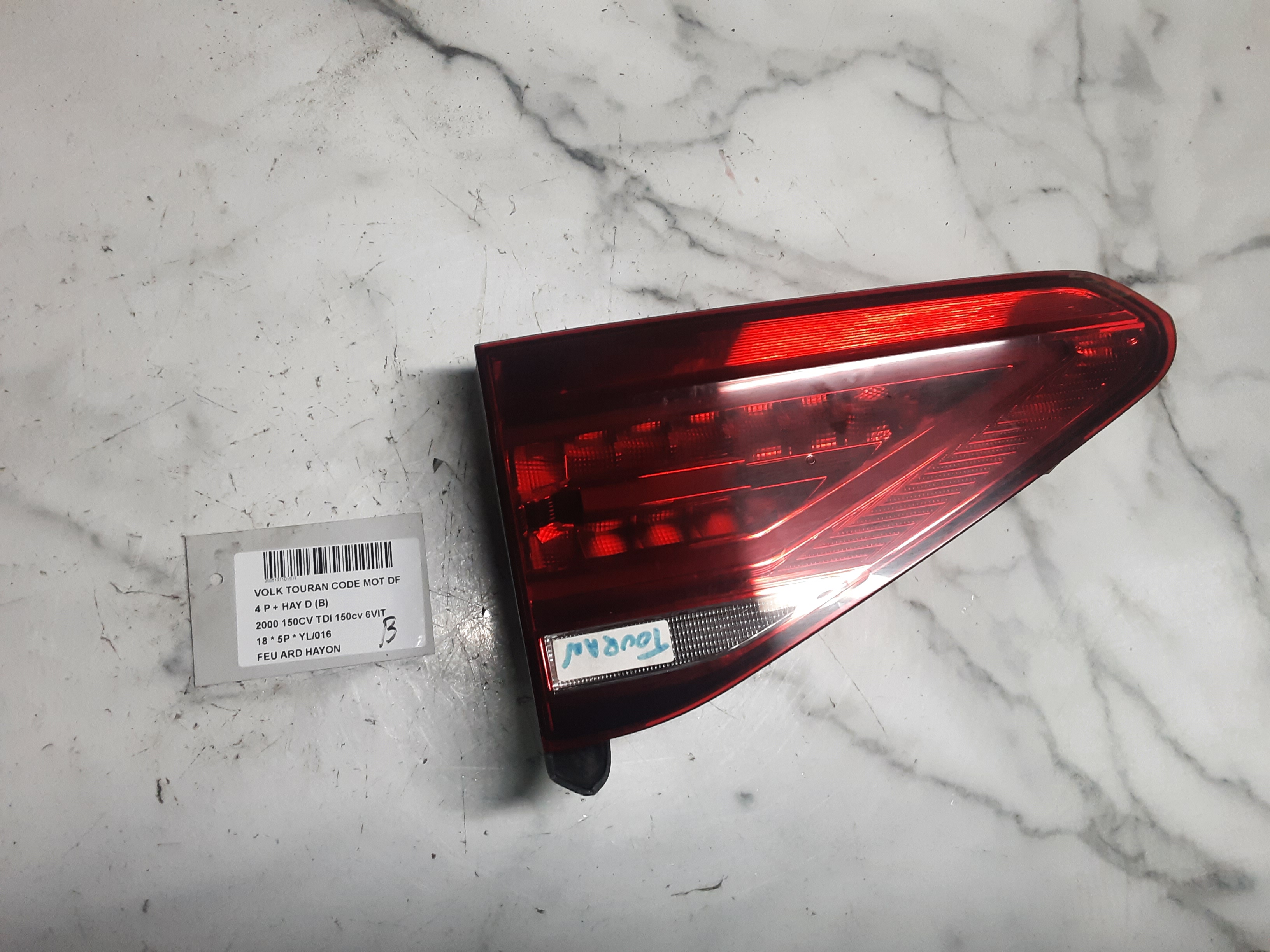 LICHT ACHTERKLEP RECHTS Vw TOURAN 09/15+