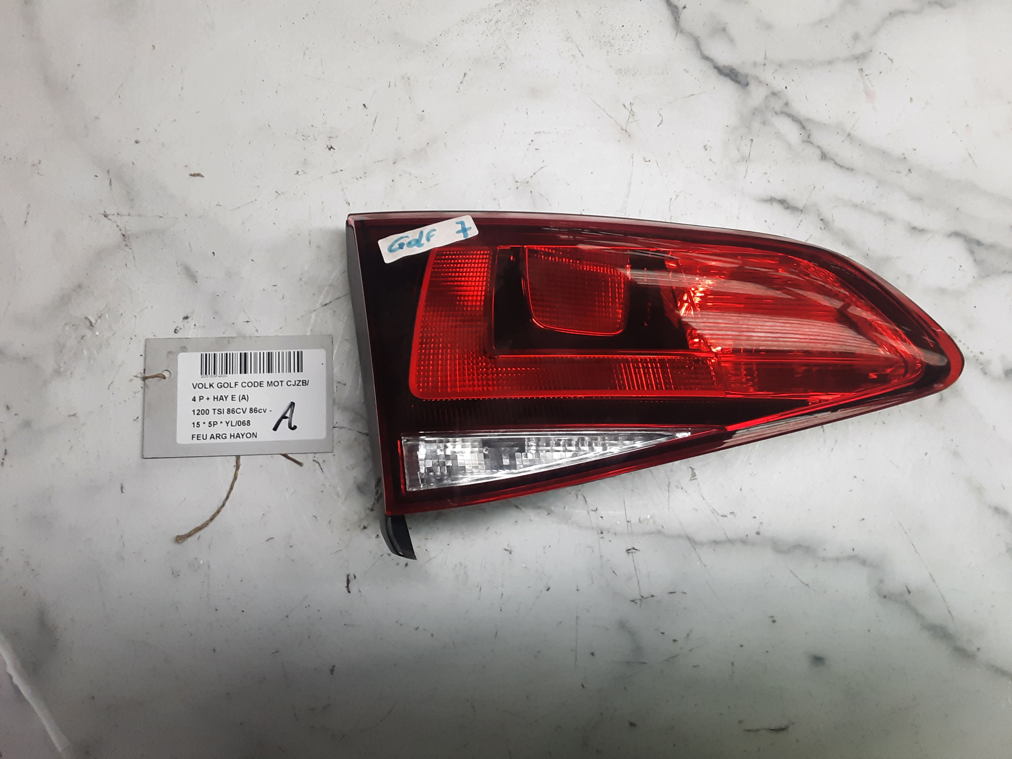 FEU ARRIERE GAUCHE DE HAYON Vw GOLF VII 11/12 - 17