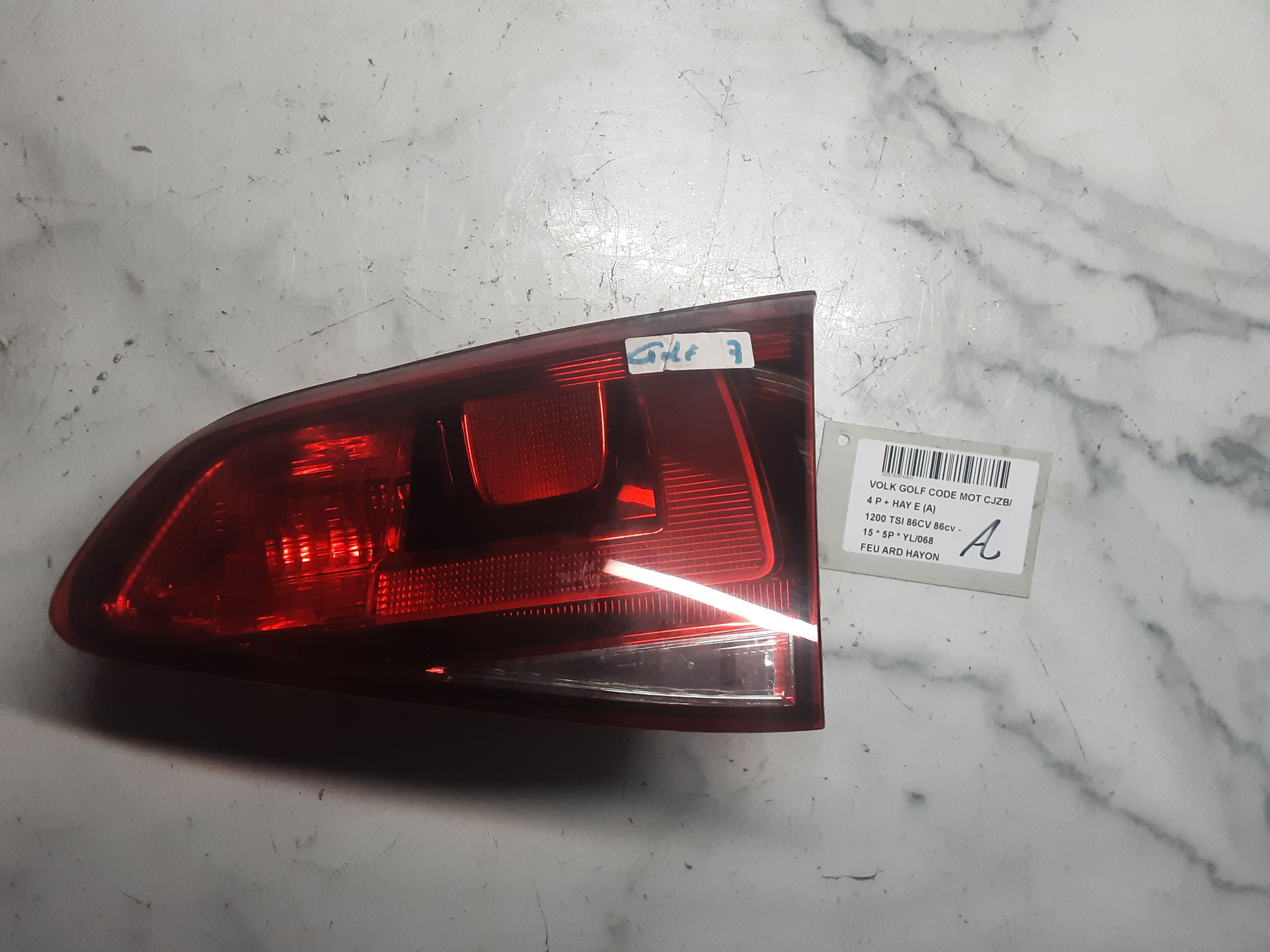 LICHT ACHTERKLEP RECHTS Vw GOLF VII 11/12 - 17