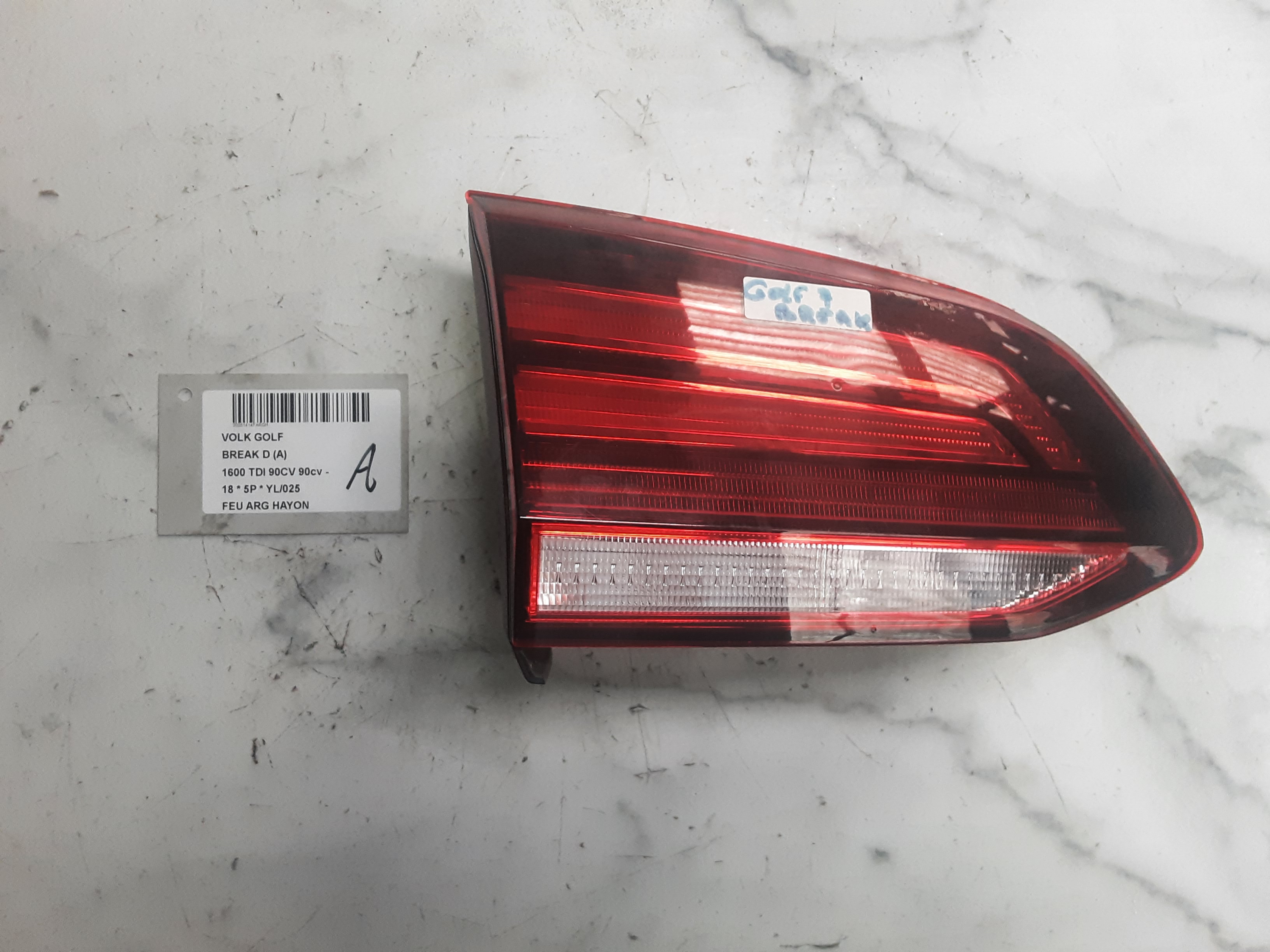 FEU ARRIERE GAUCHE DE HAYON Vw GOLF VII 1/17 - 2/20 FaceLift