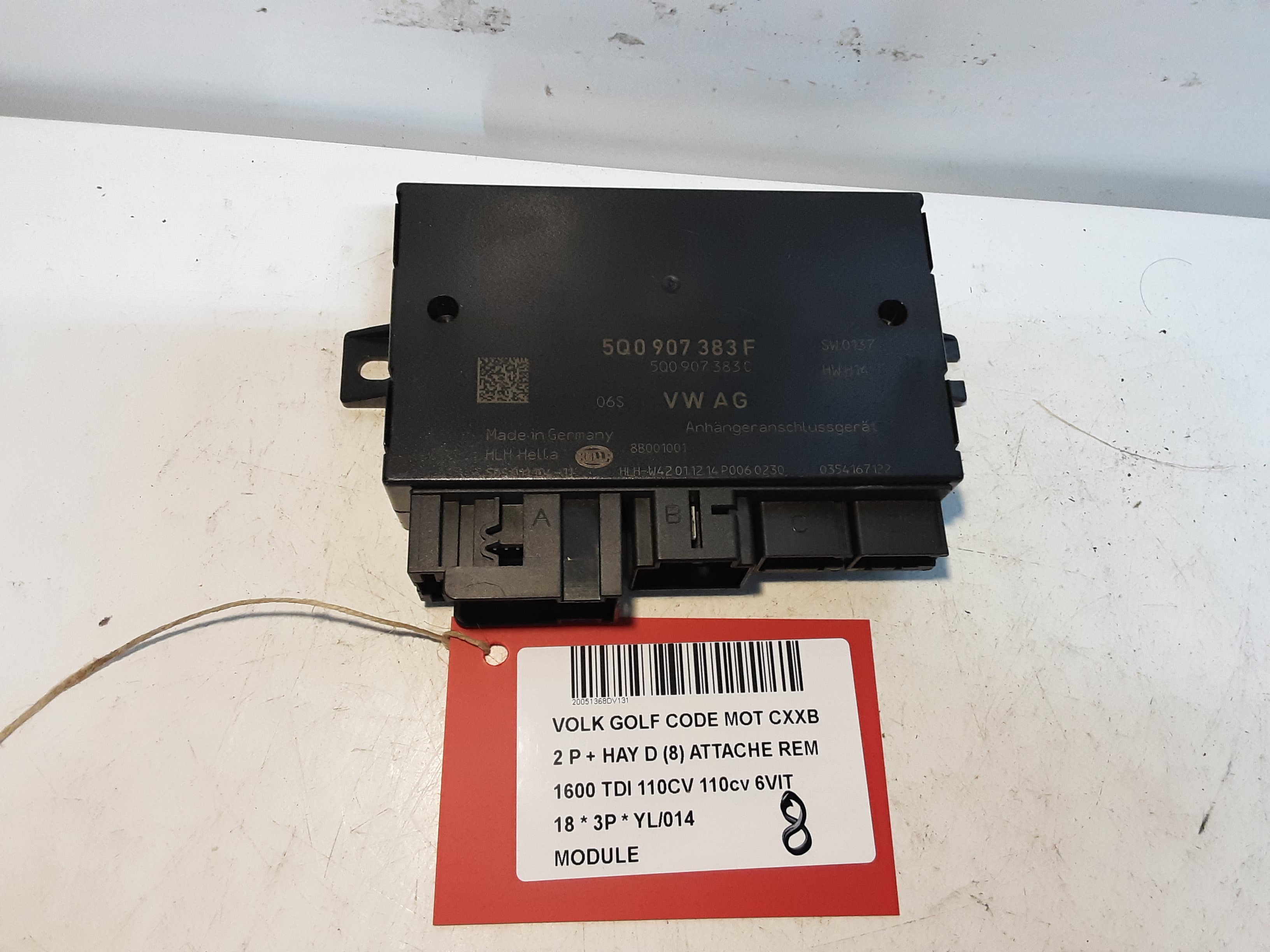 MODULE Vw GOLF VII 1/17 - 2/20 FaceLift