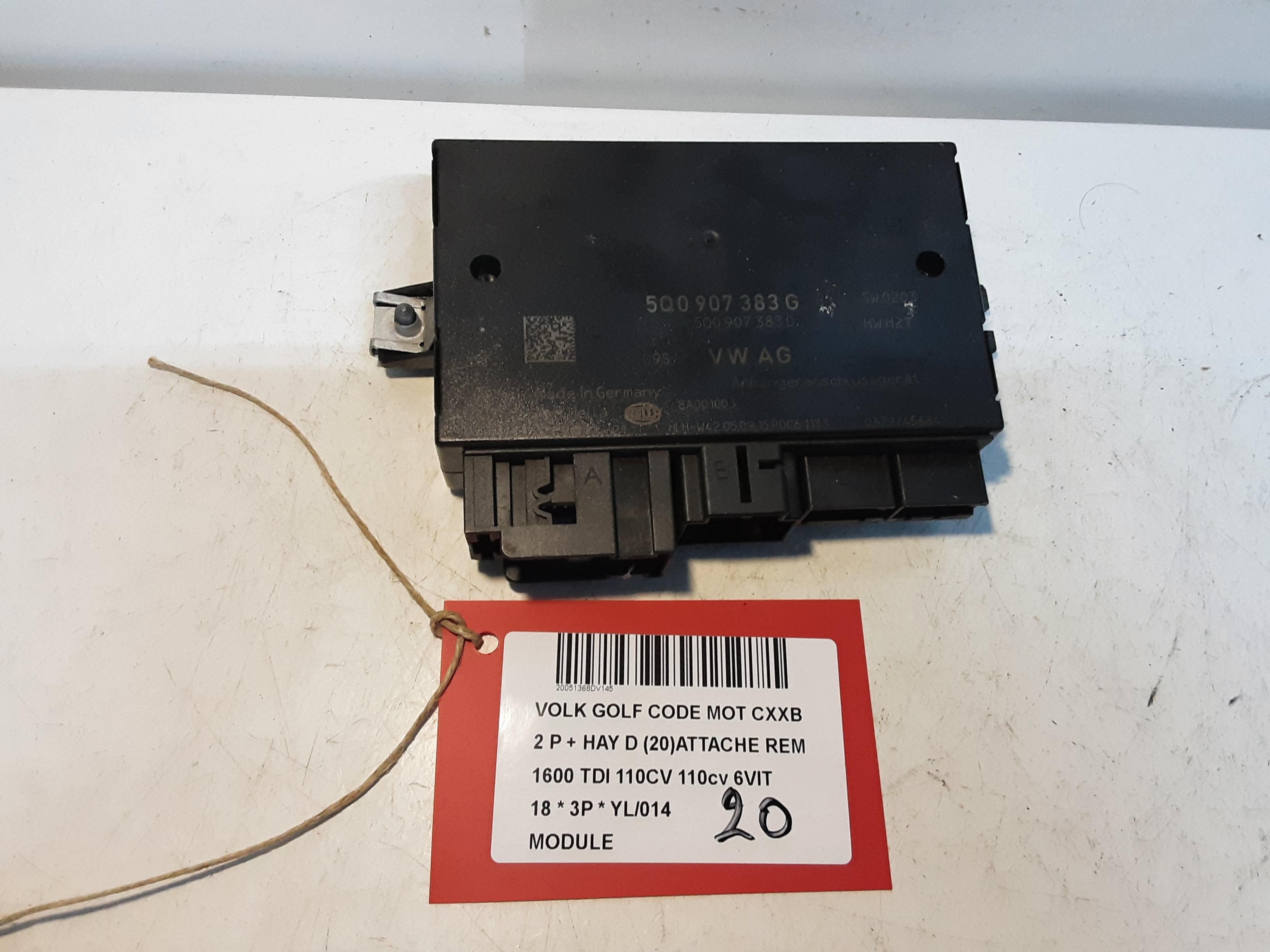 MODULE Vw GOLF VII 1/17 - 2/20 FaceLift