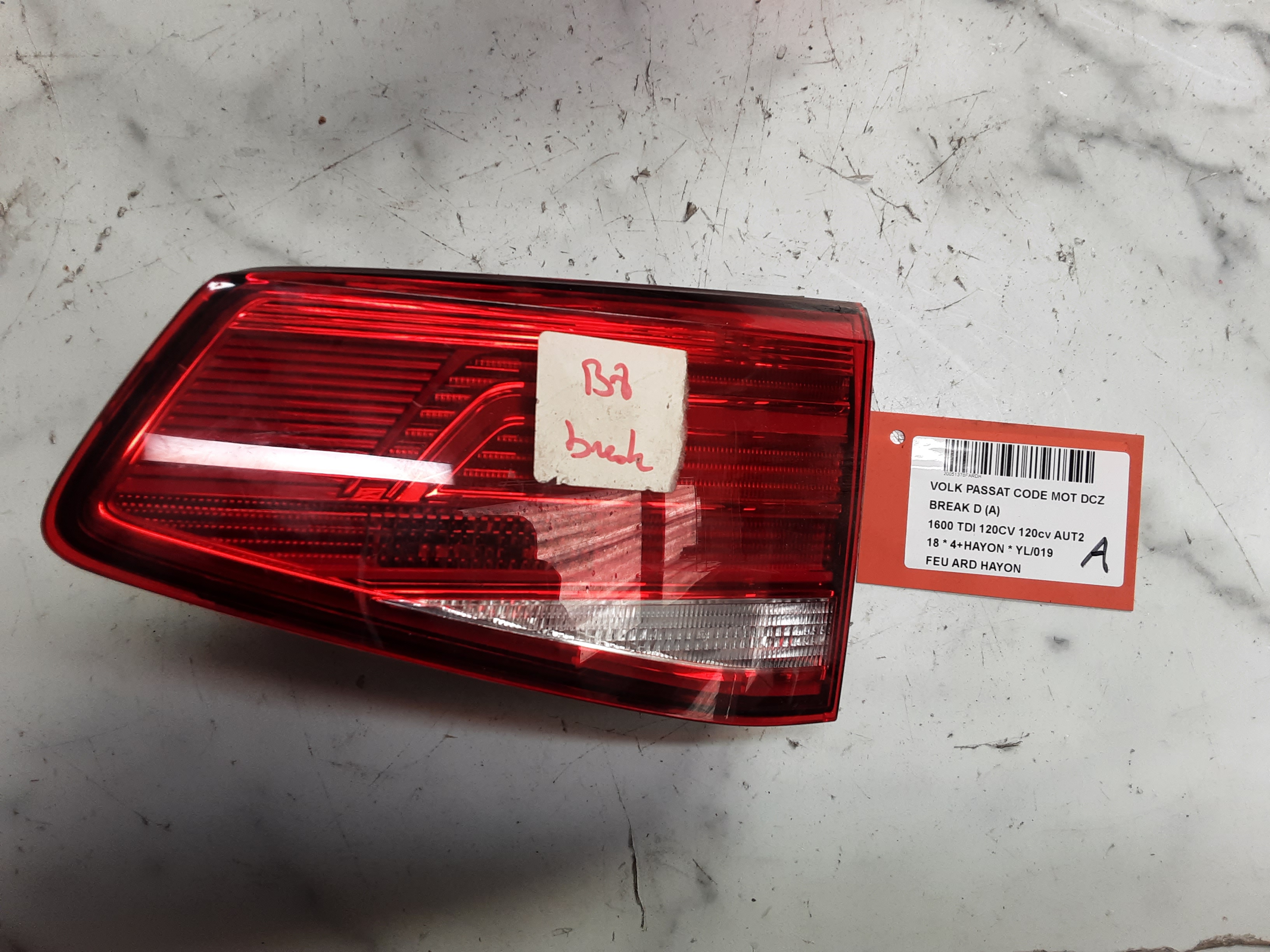 LICHT ACHTERKLEP RECHTS Vw PASSAT 11/14 - 19