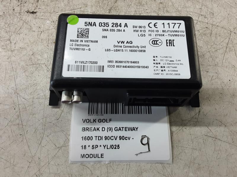 MODUL Vw GOLF VII 1/17 - 2/20 FaceLift