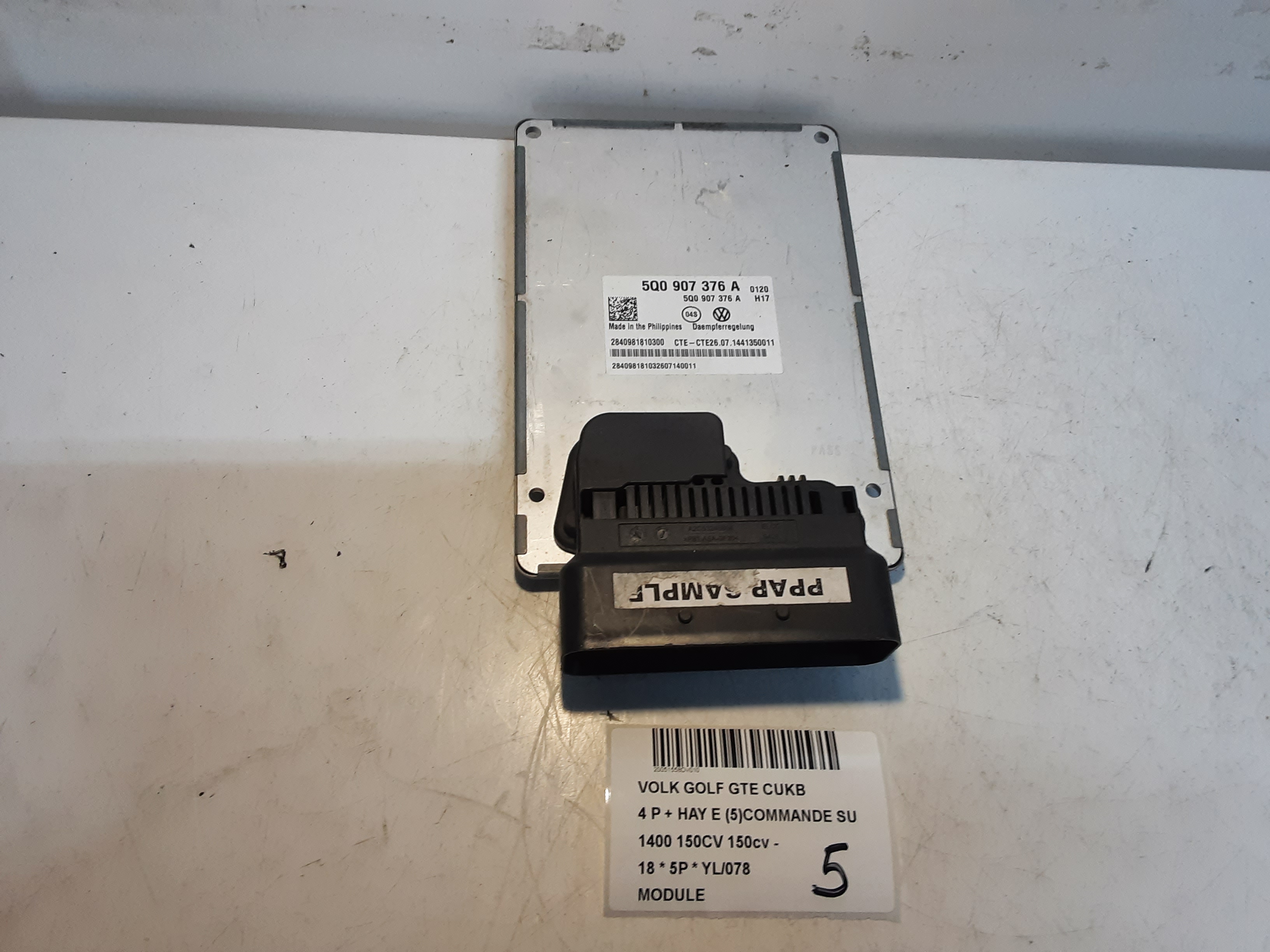 MODULE Vw GOLF VII 1/17 - 2/20 FaceLift